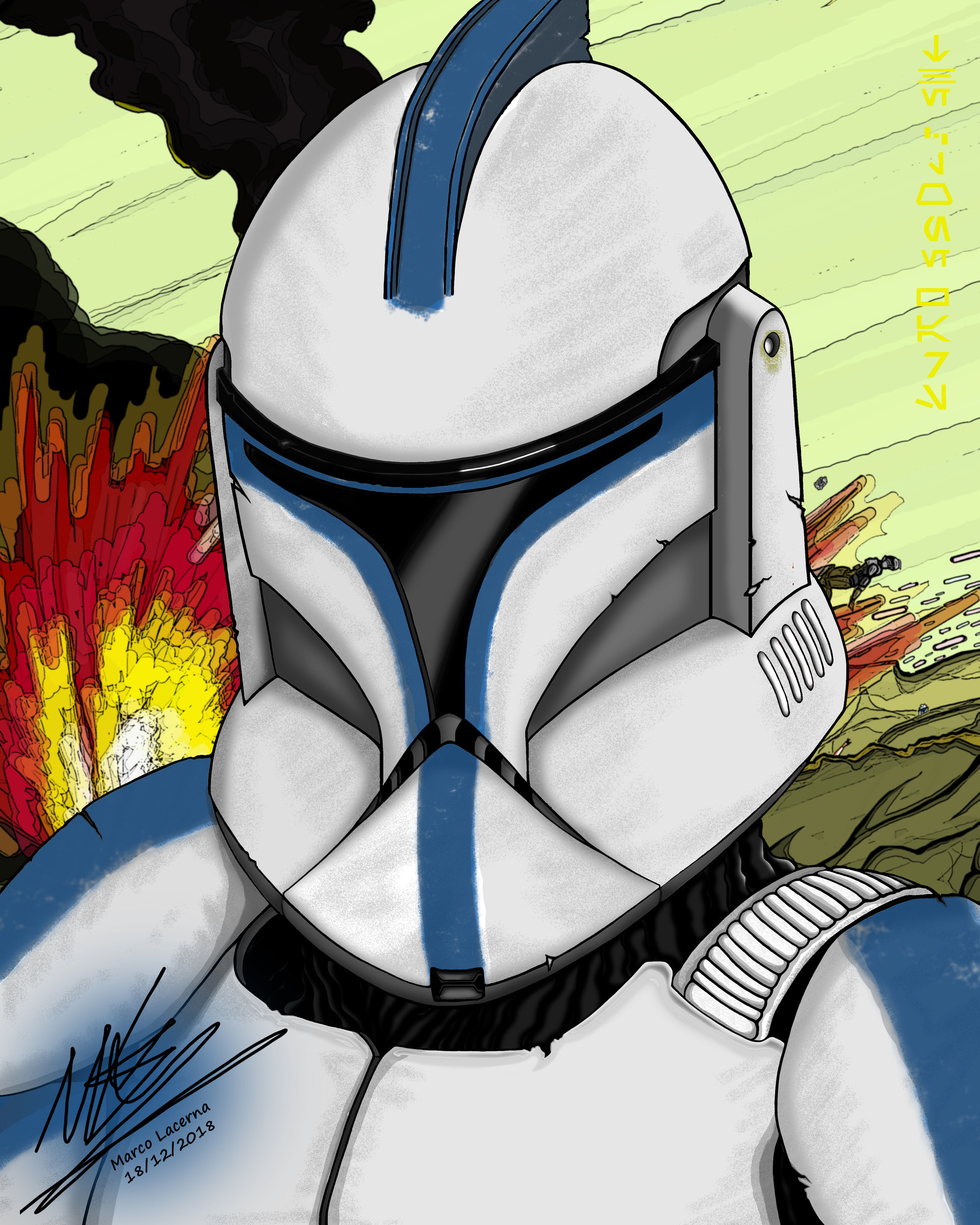 Artstation Star Wars Clone Trooper Phase I Marco Lacerna