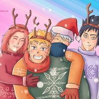 Artstation Merry Naruto Christmas 2019 Sumit Mangela