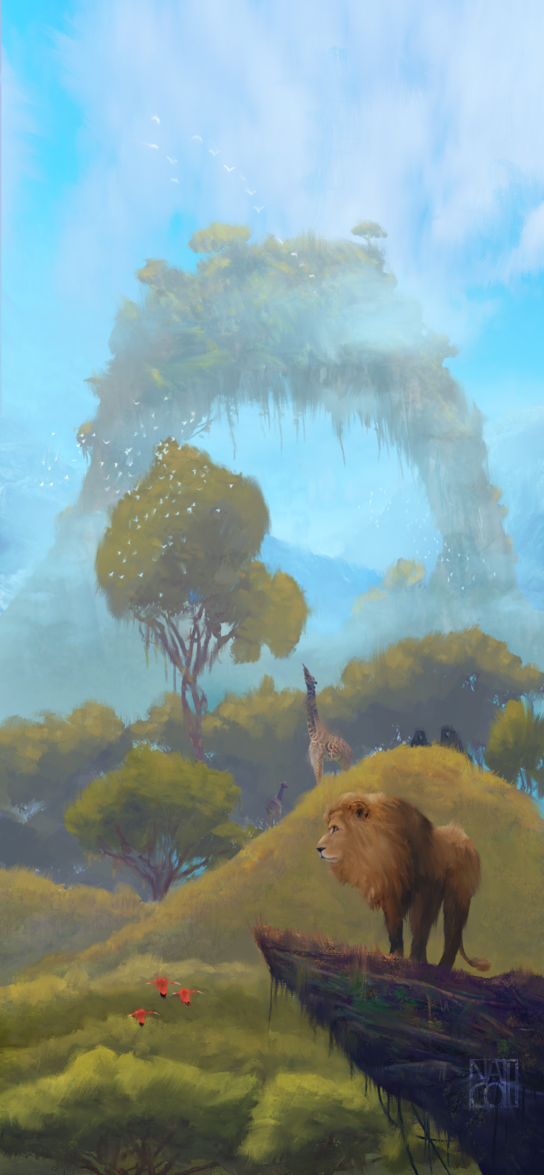 Artstation Lion King Nathan Colot