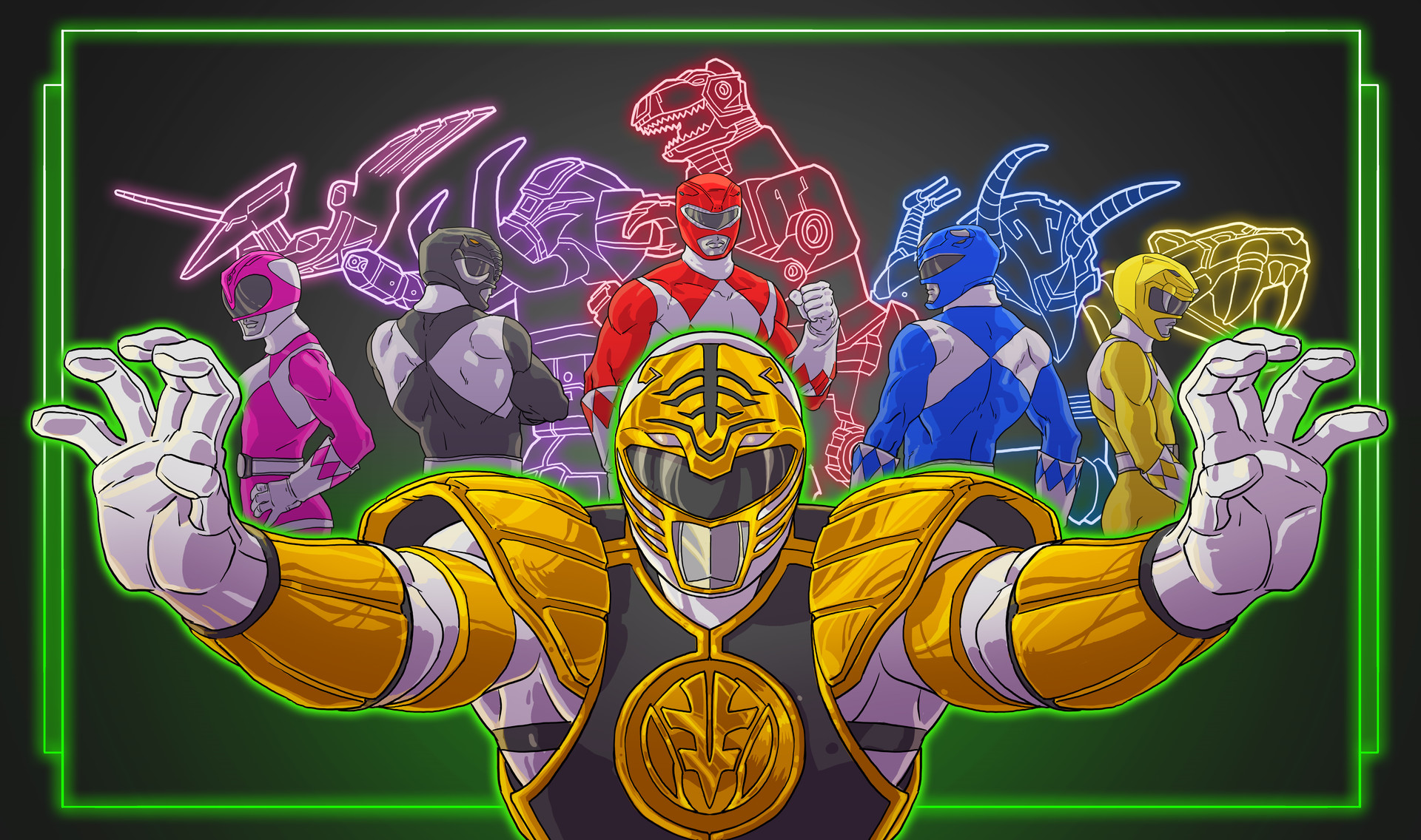 ArtStation - powerRangers