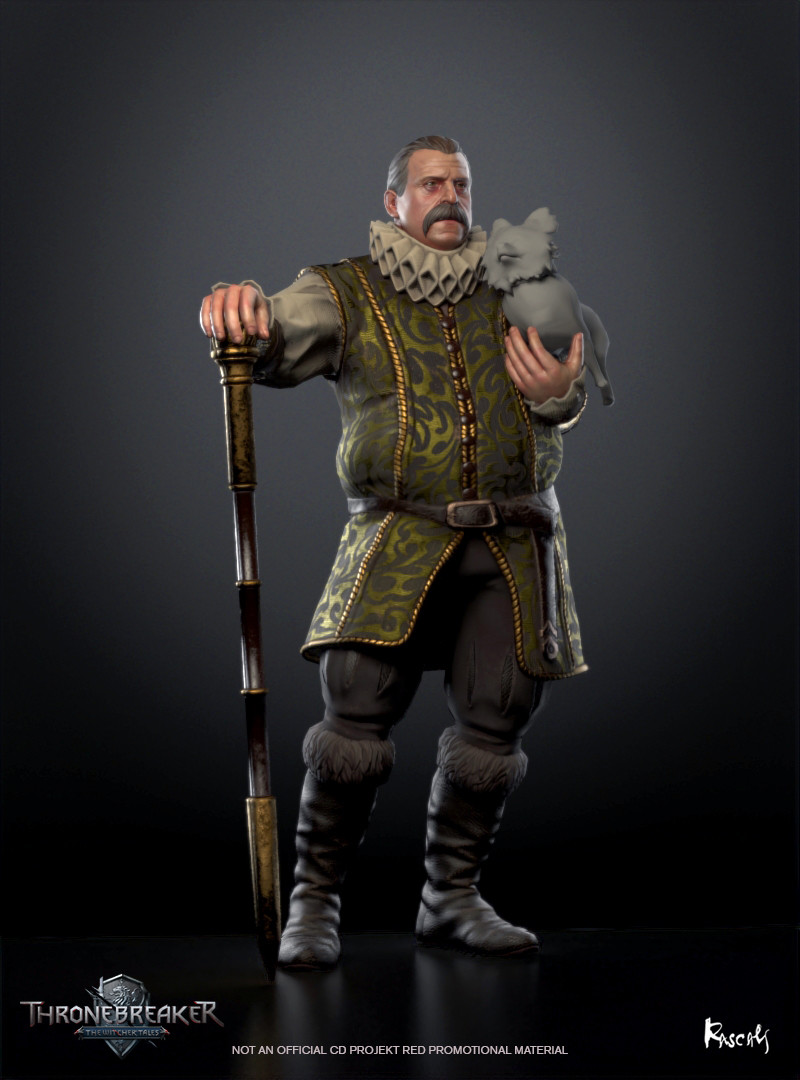 At the beginning of the Second Northern War, while Queen Meve was attending a meeting with the other monarchs of the Northern Kingdoms at Hagge, Count Caldwell was tasked with helping Villem, Meve's eldest son, to run the kingdom of Lyria and Rivia.
