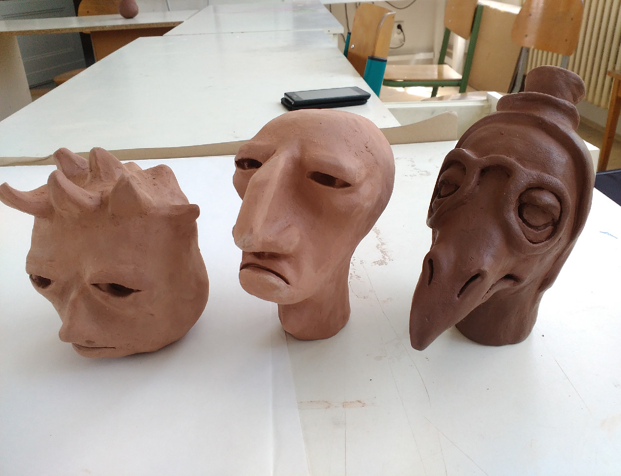ArtStation Clay puppet heads