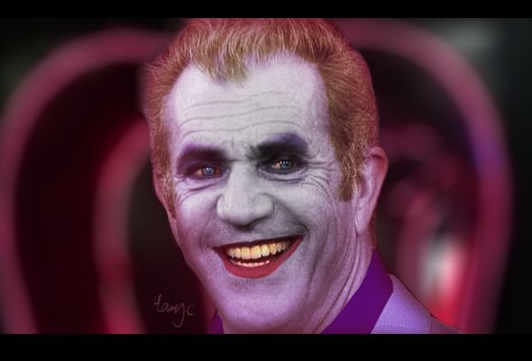 Artstation Mel Gibson As The Joker The Dark Knight