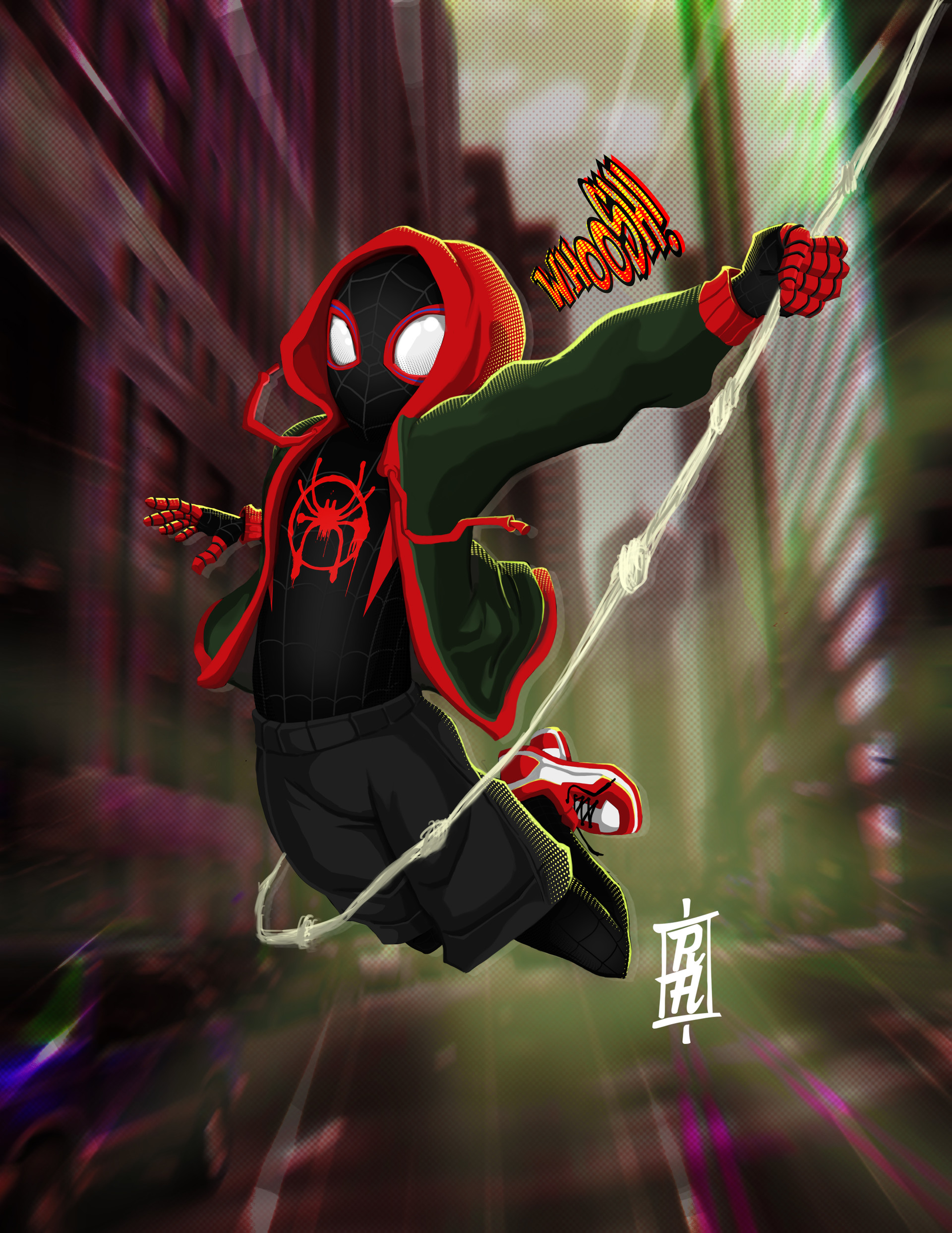 Artstation Miles Morales Into The Spiderverse Ridge Adrian Romero
