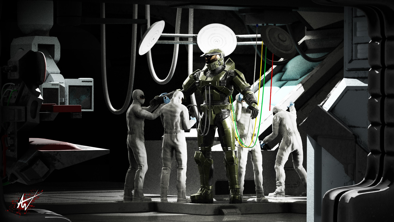 Recreation of the scene "Awakening"