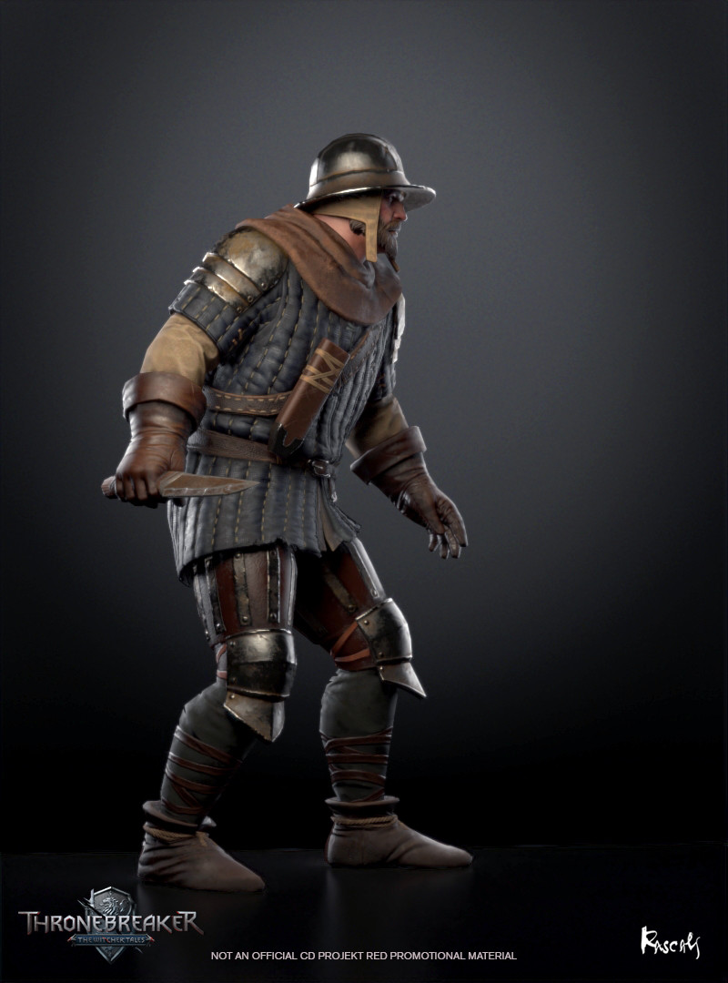 Just like all the other characters, the Bandit has been created with the client's exact guidelines in mind. Each model follows specific rules for  distribution of soft and hard edges as well as other requirements helping to achieve the perfect Low Poly. 