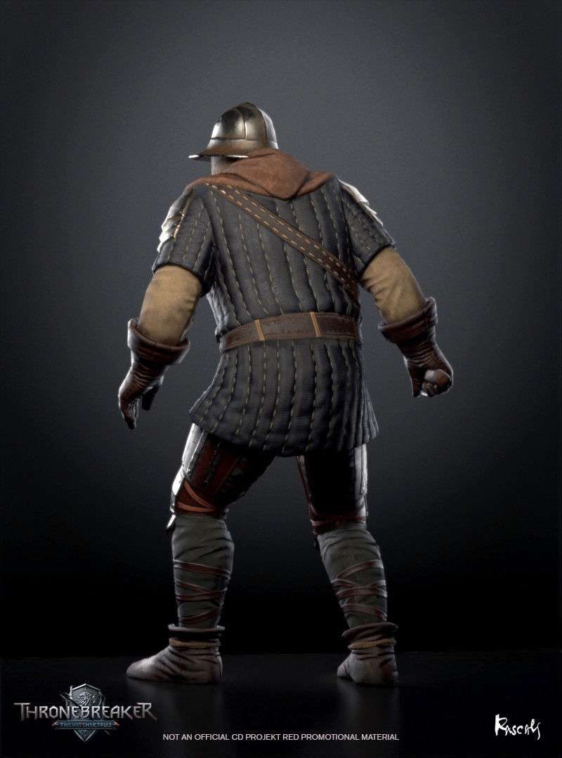 In case of the Bandit most of the character is made from scratch except for the boots and parts of the legs.