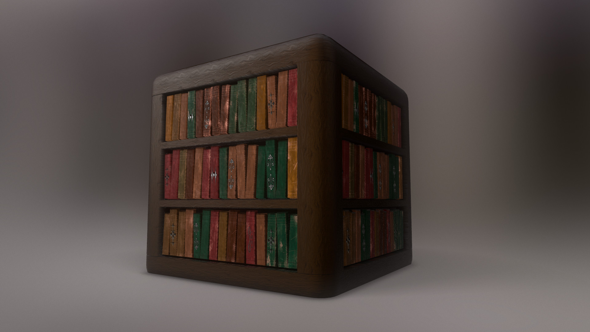 Bookshelf texture wood