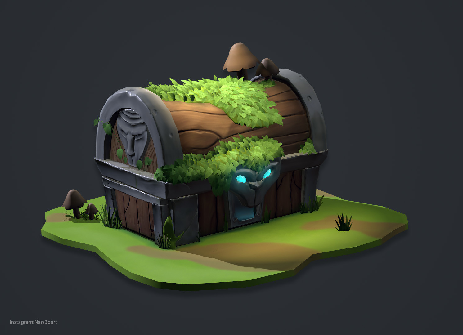 ArtStation Forest chest