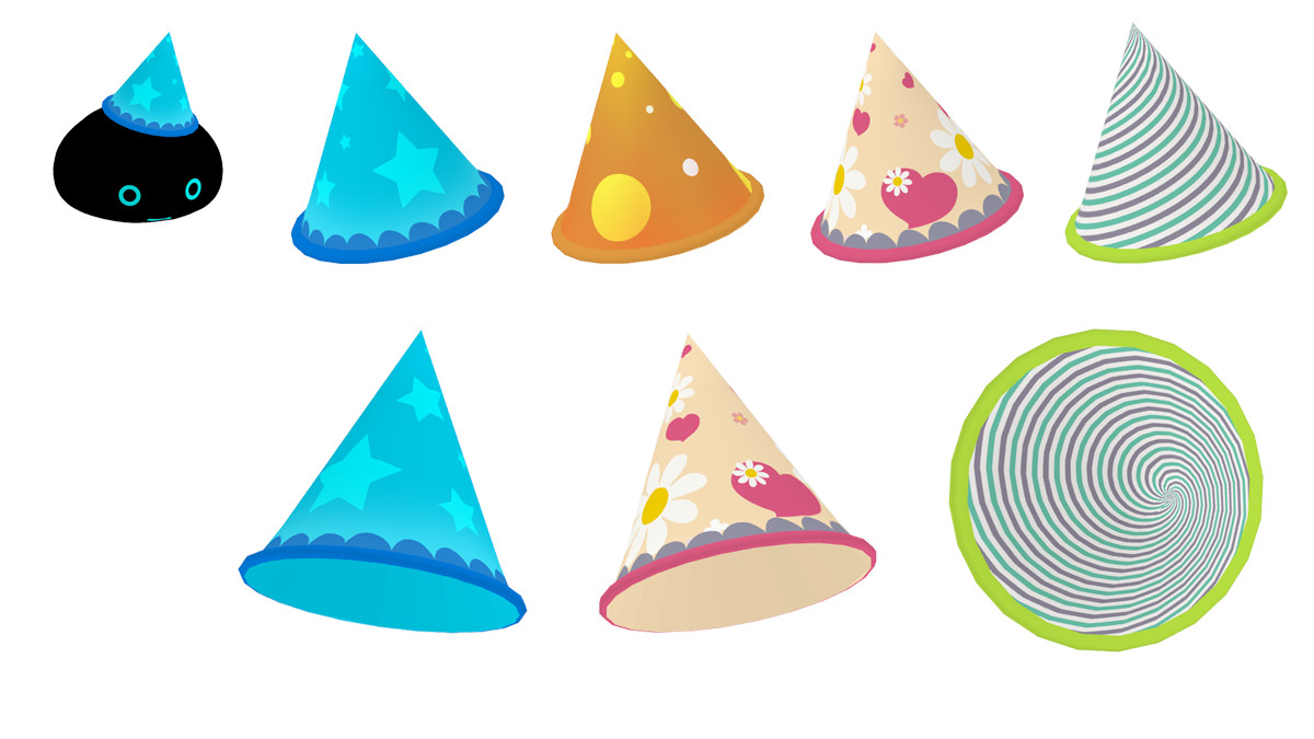 Party hat prop for Moonlighting S.A.
