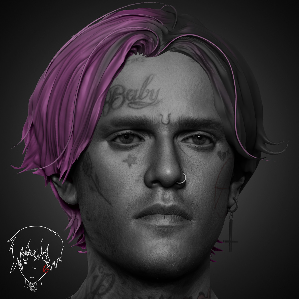 Peep artwork lil