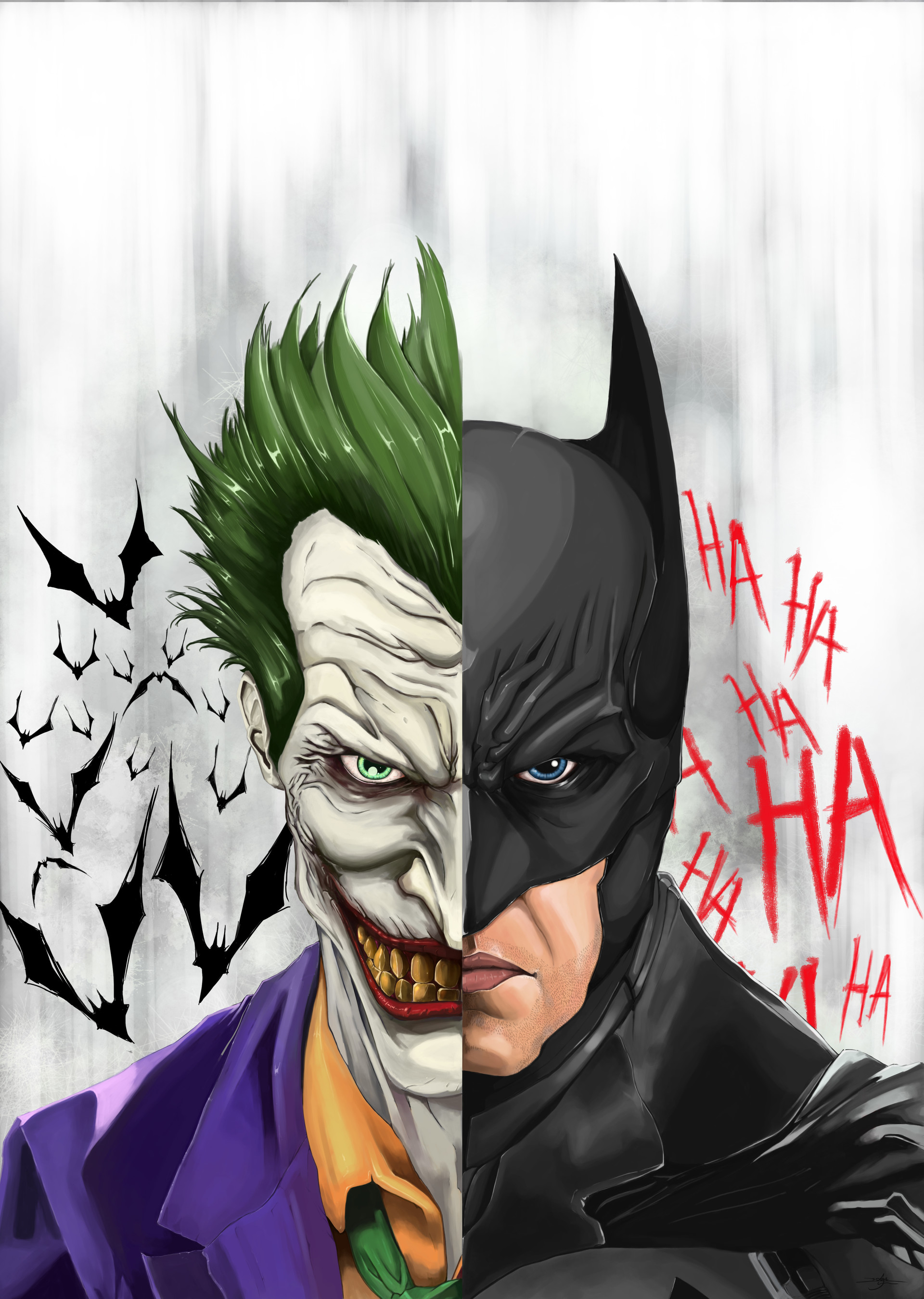 ArtStation - batman and joker