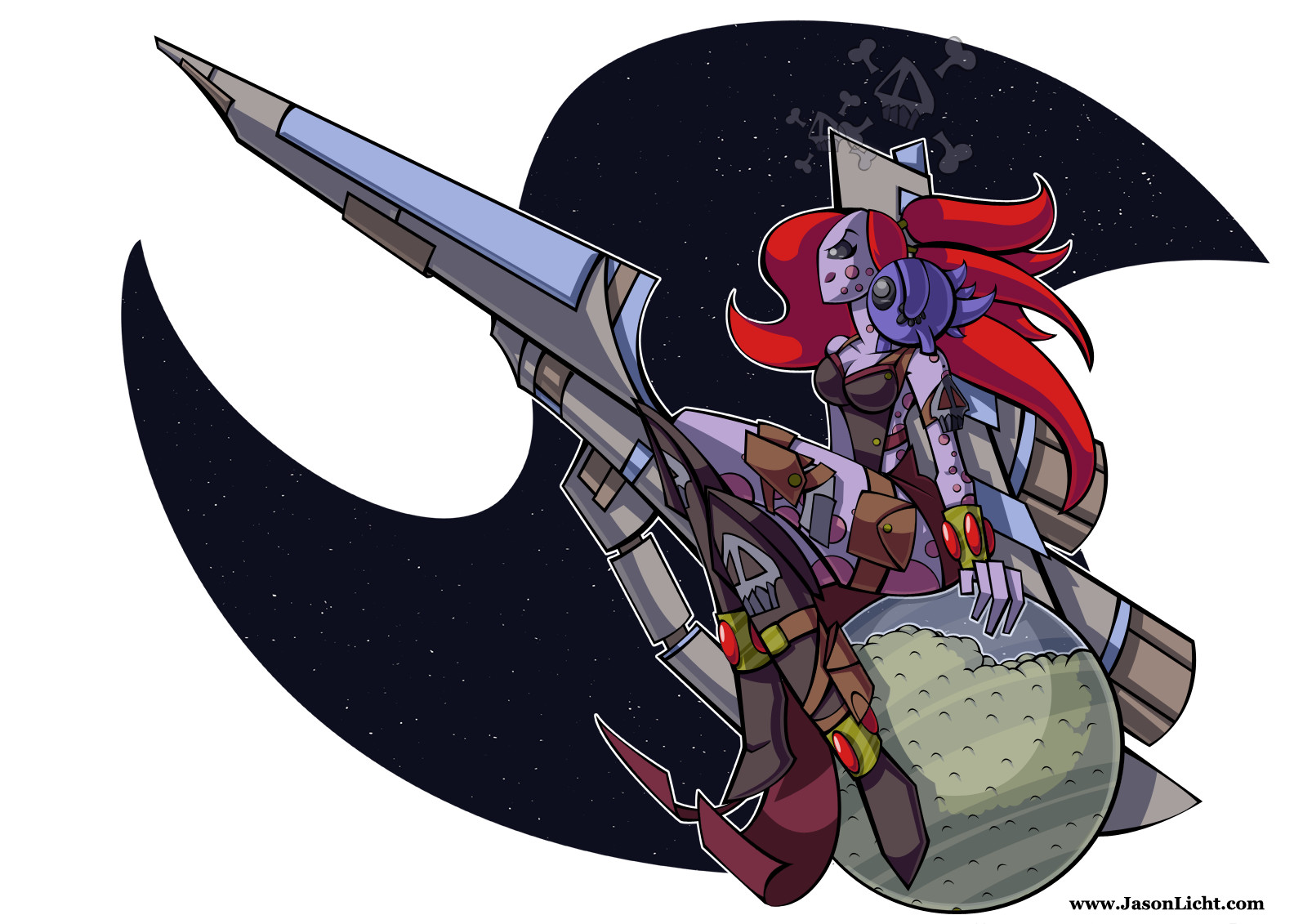 Space Pirate for a Character Design Challenge