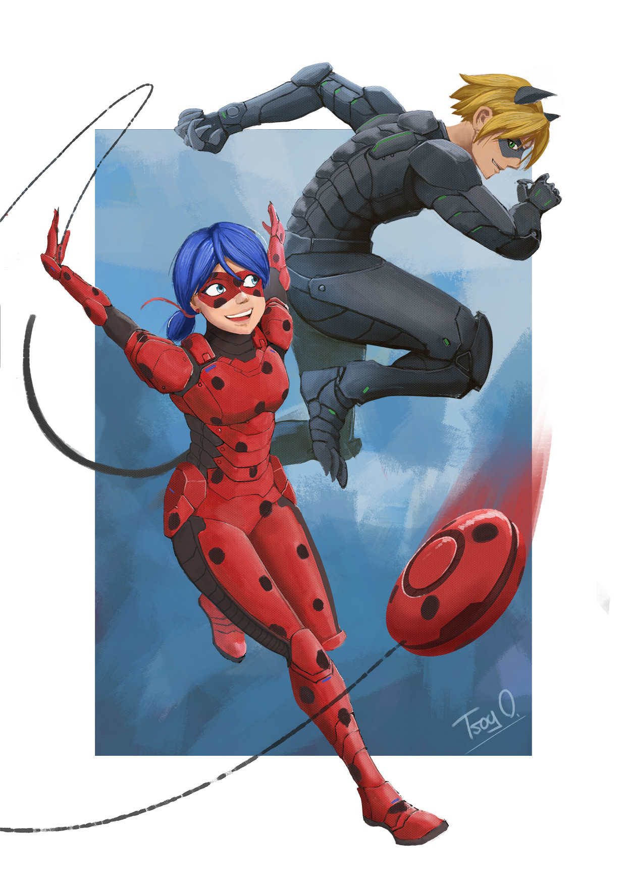 Artstation Lady Bug And Chat Noir Fanart Oleg Tsoy