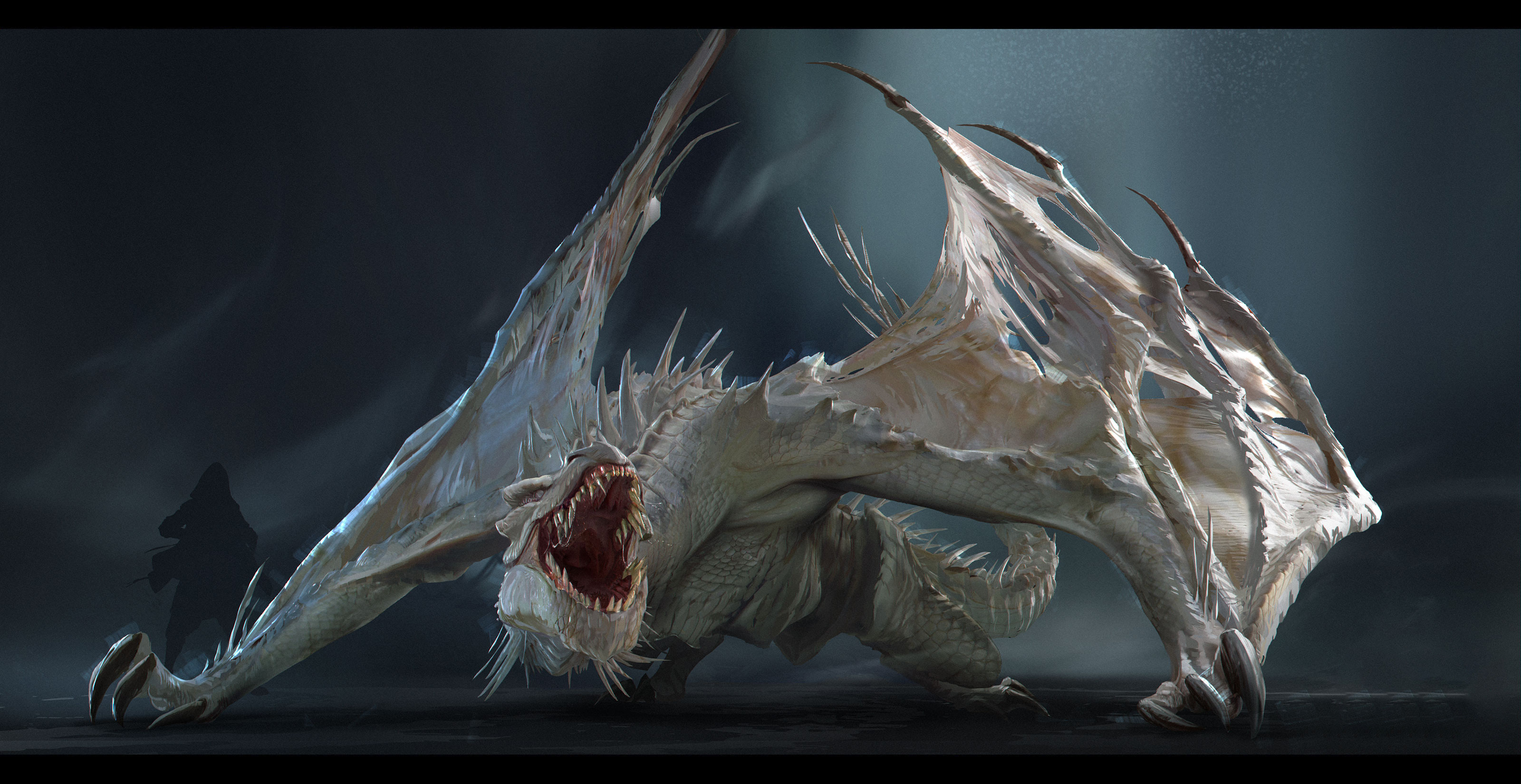 13. White dragon