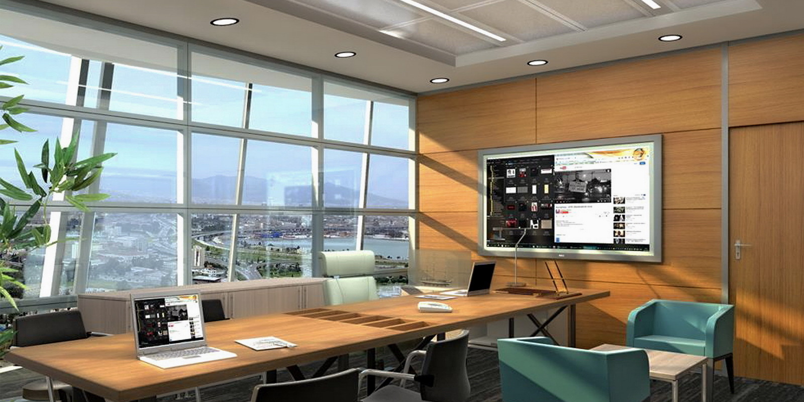 Rendforce Cg Interior Renderings For Office Area Of Arkas Holding Company At Izmir Turkey