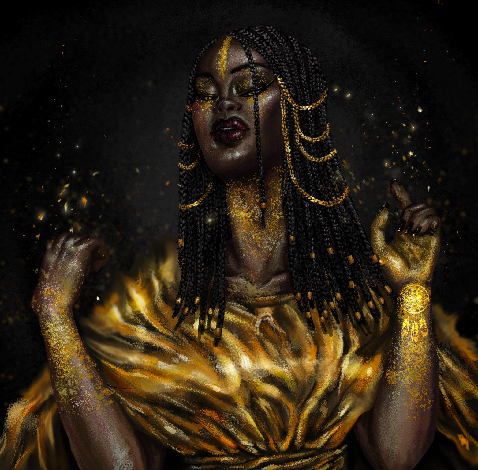 ArtStation Golden Goddess