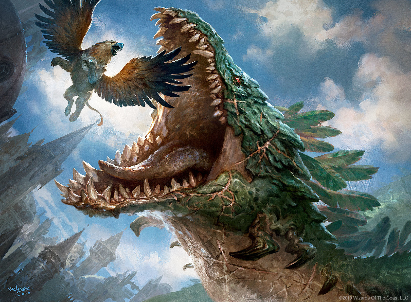 Ravager Wurm By Svetlin Velinov 1667 1225 Mtgporn