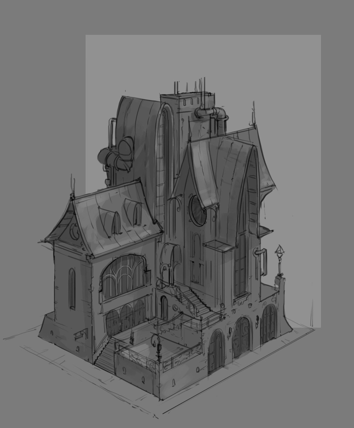 Concept that was provided by Kitbash3D