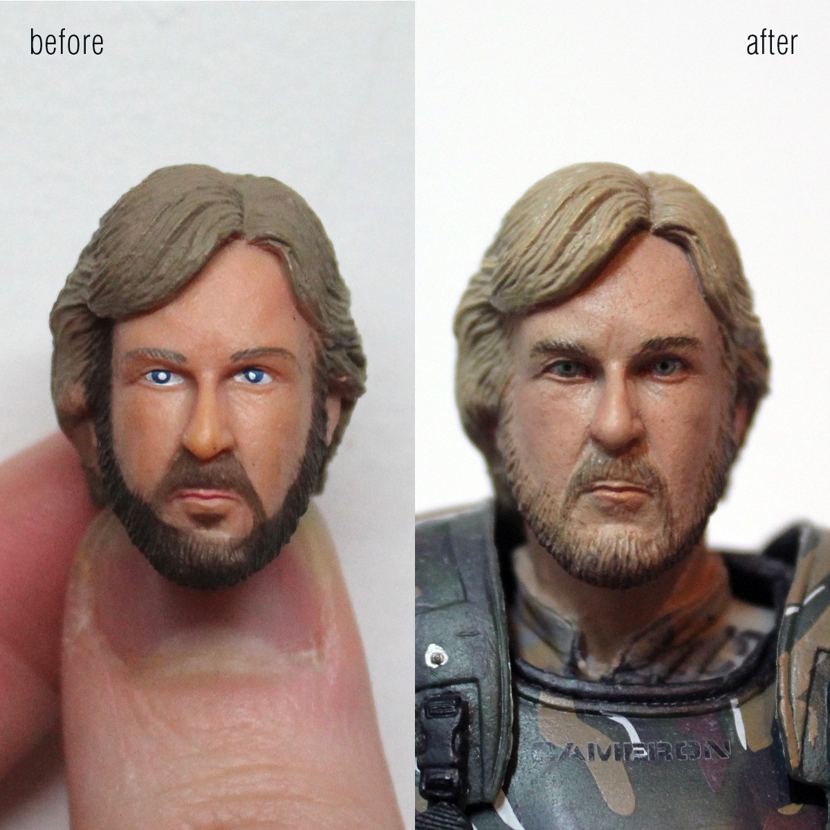 Den Kazakov 7 Col. James Cameron Repainted Figure
