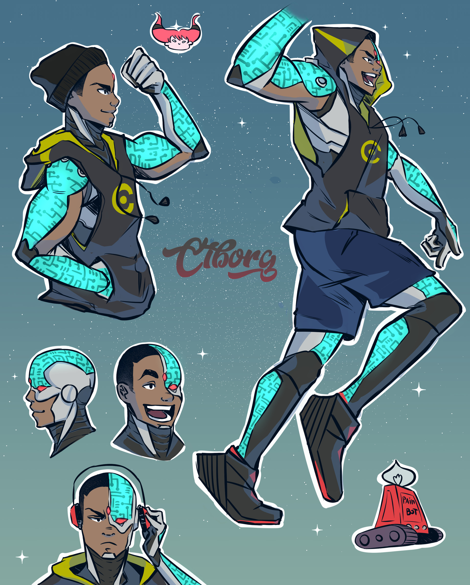 Toly Draw Redesign Of The Teen Titans Character