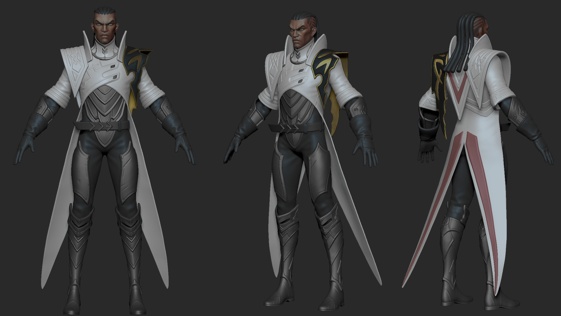 ArtStation - Lucian WIP (League of Legends), image size:1920x1083