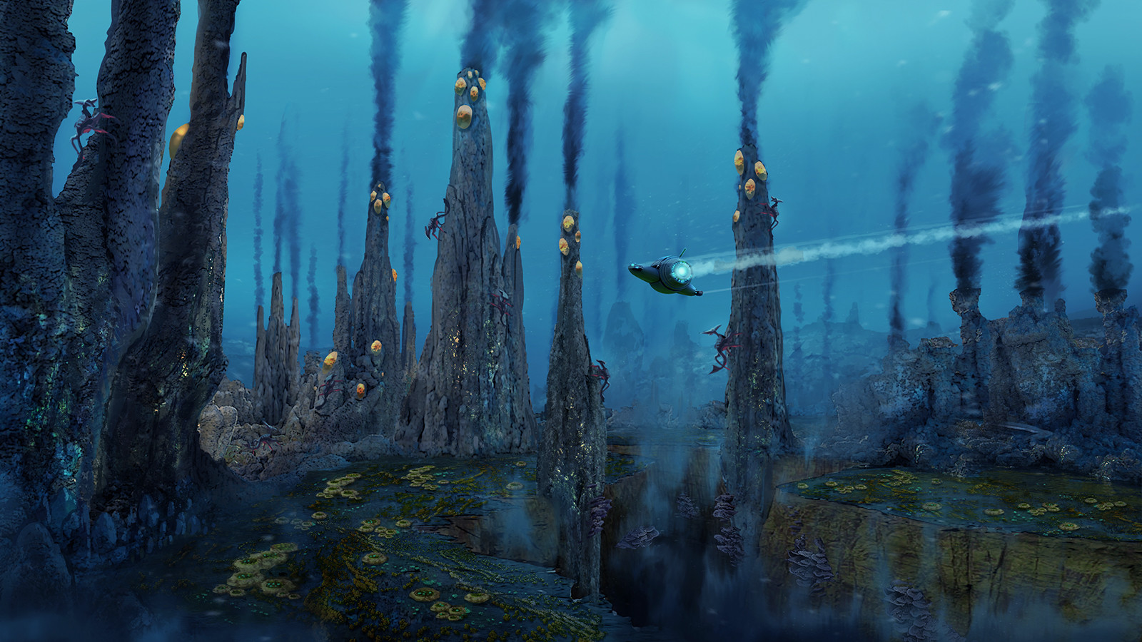 Artstation Subnautica Below Zero Arctic Thermal Zone Concept