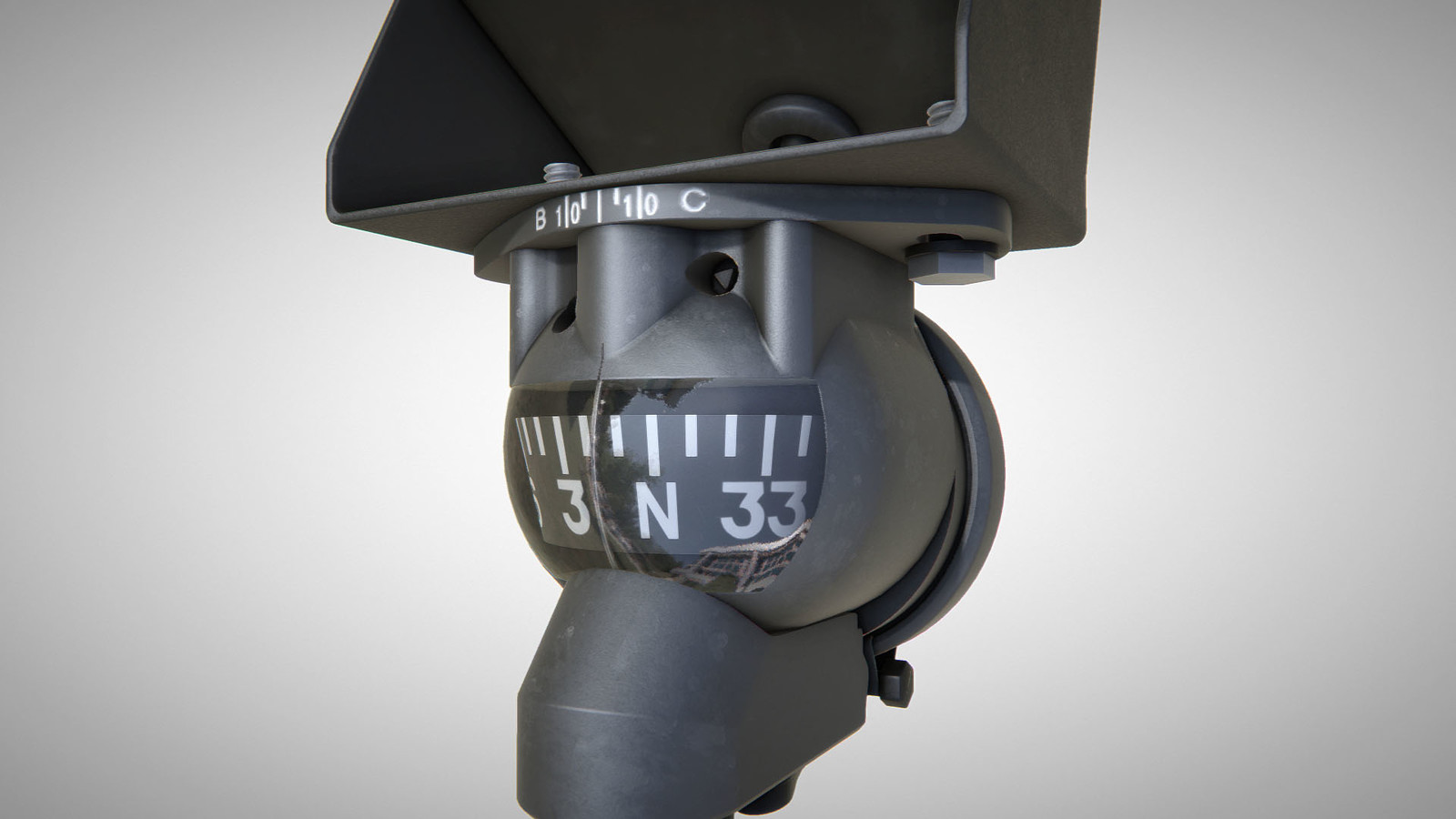 UH-72 Cockpit Compass (View 02)