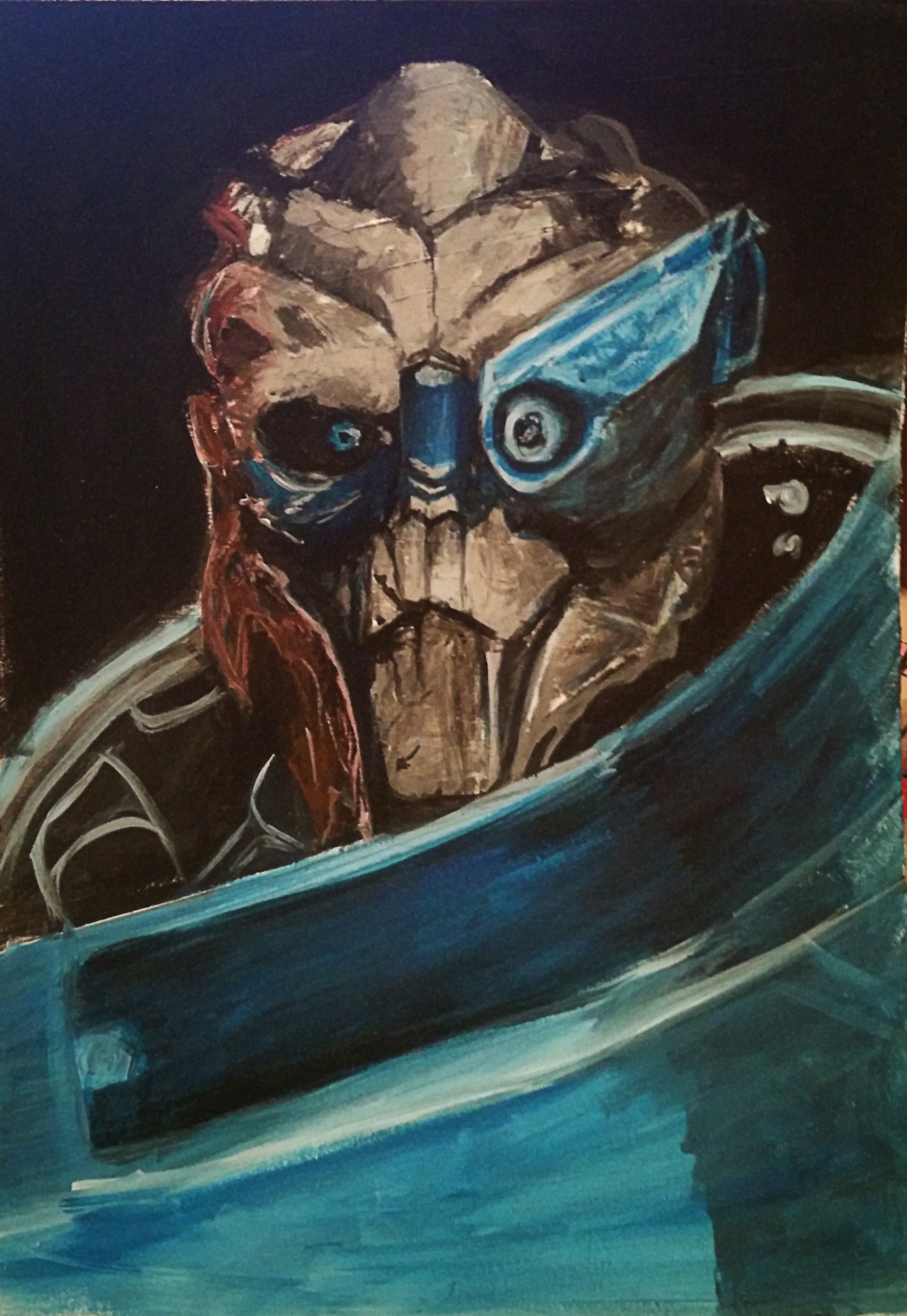 Artstation Mass Effect Fan Art Soporan Andrei
