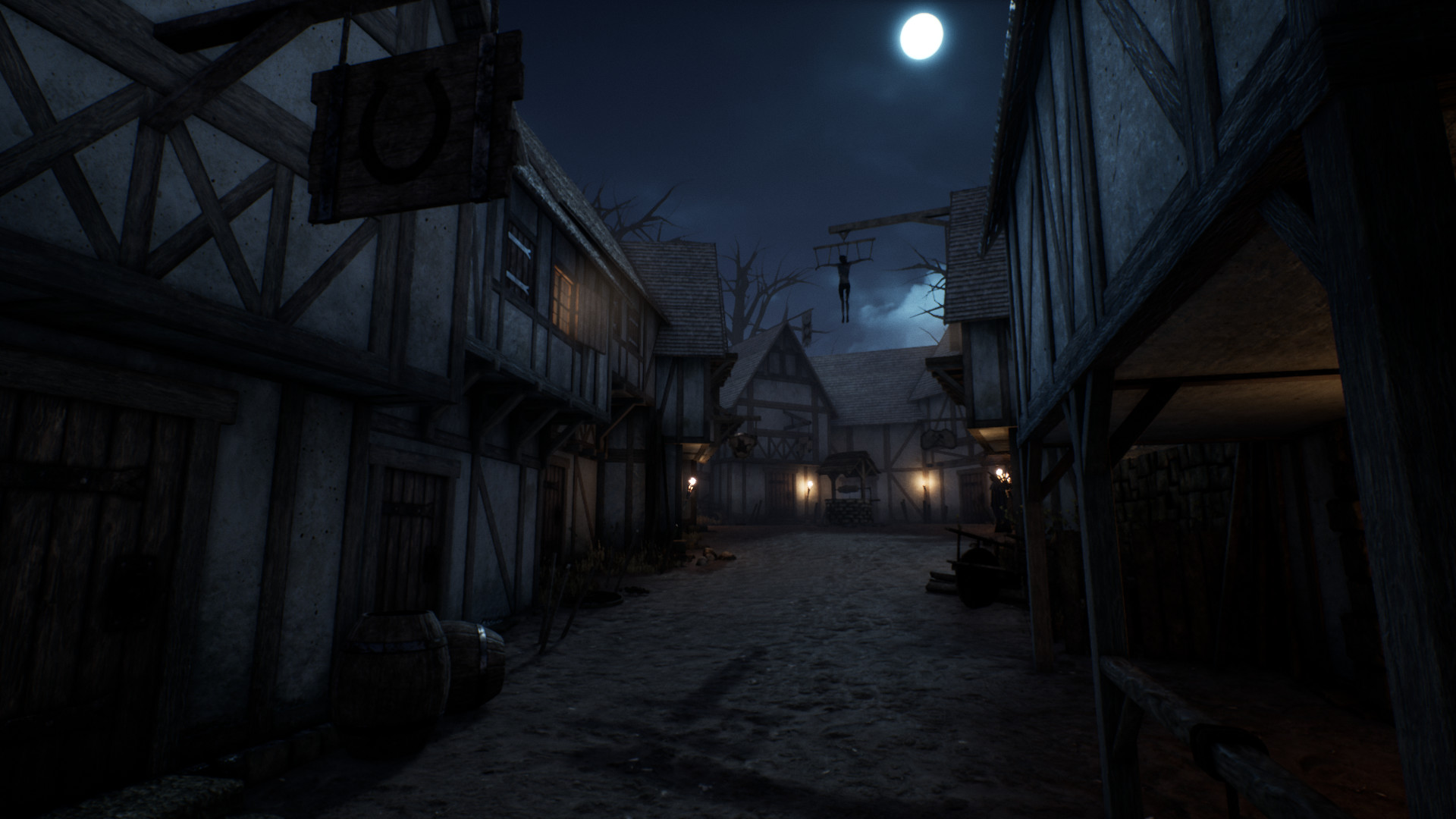 ArtStation Dark Medieval Village