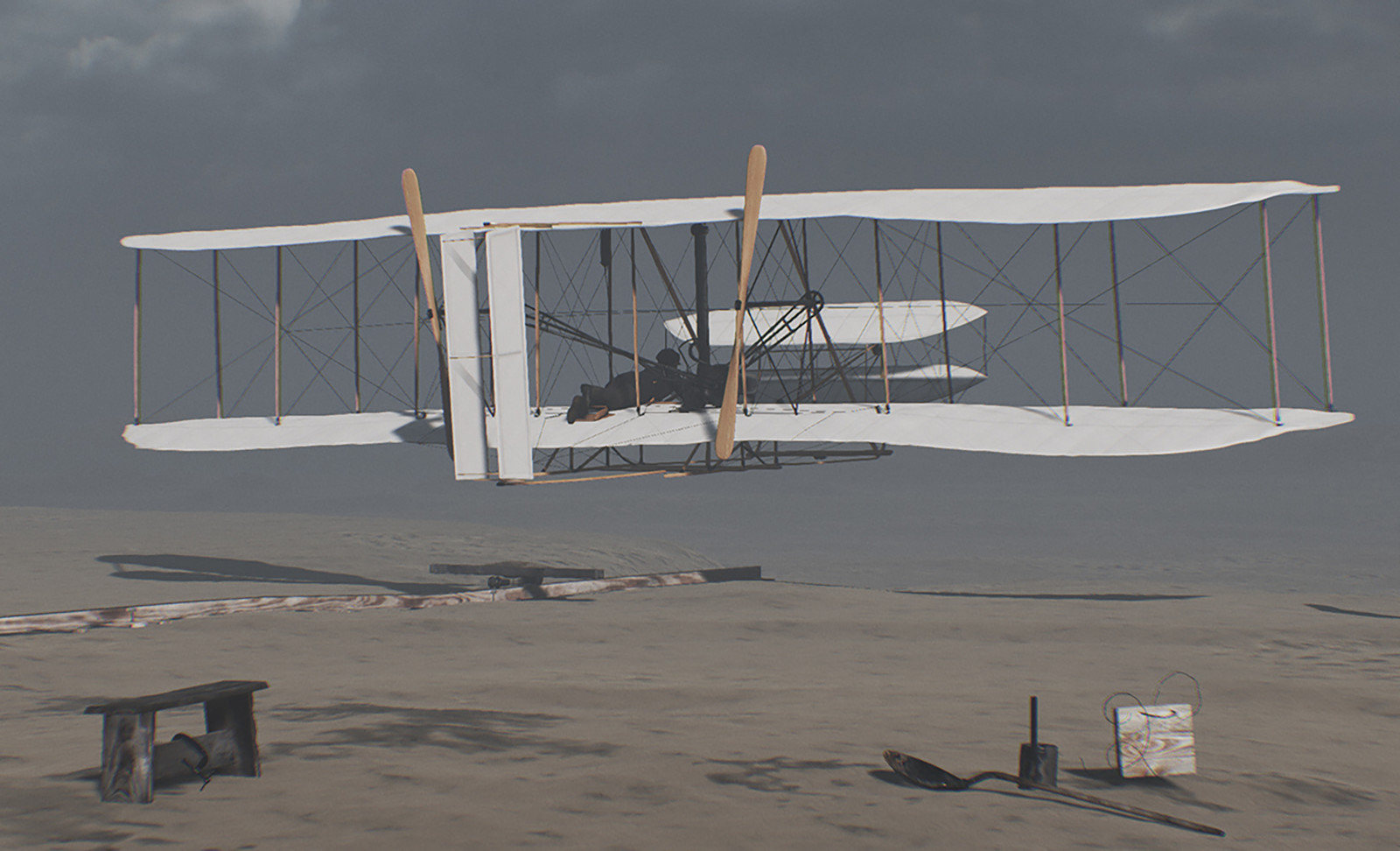 Wright Flyer for CGO Studios "First". © CGO Studios