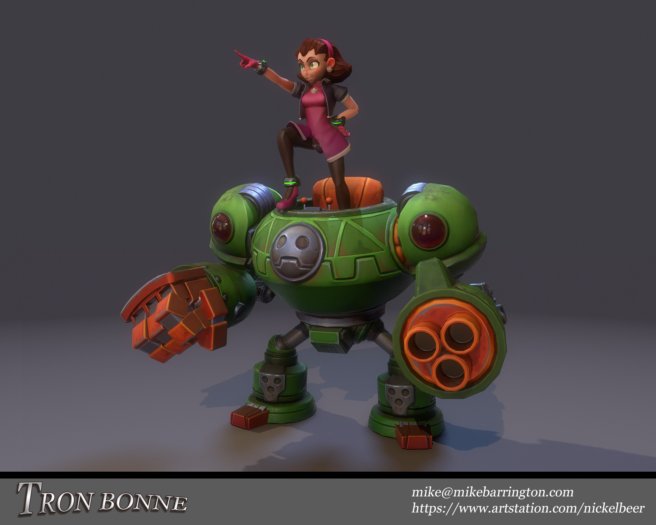 Artstation Tron Bonne Michael Barrington Artstation Tron Bonne Michael Barrington