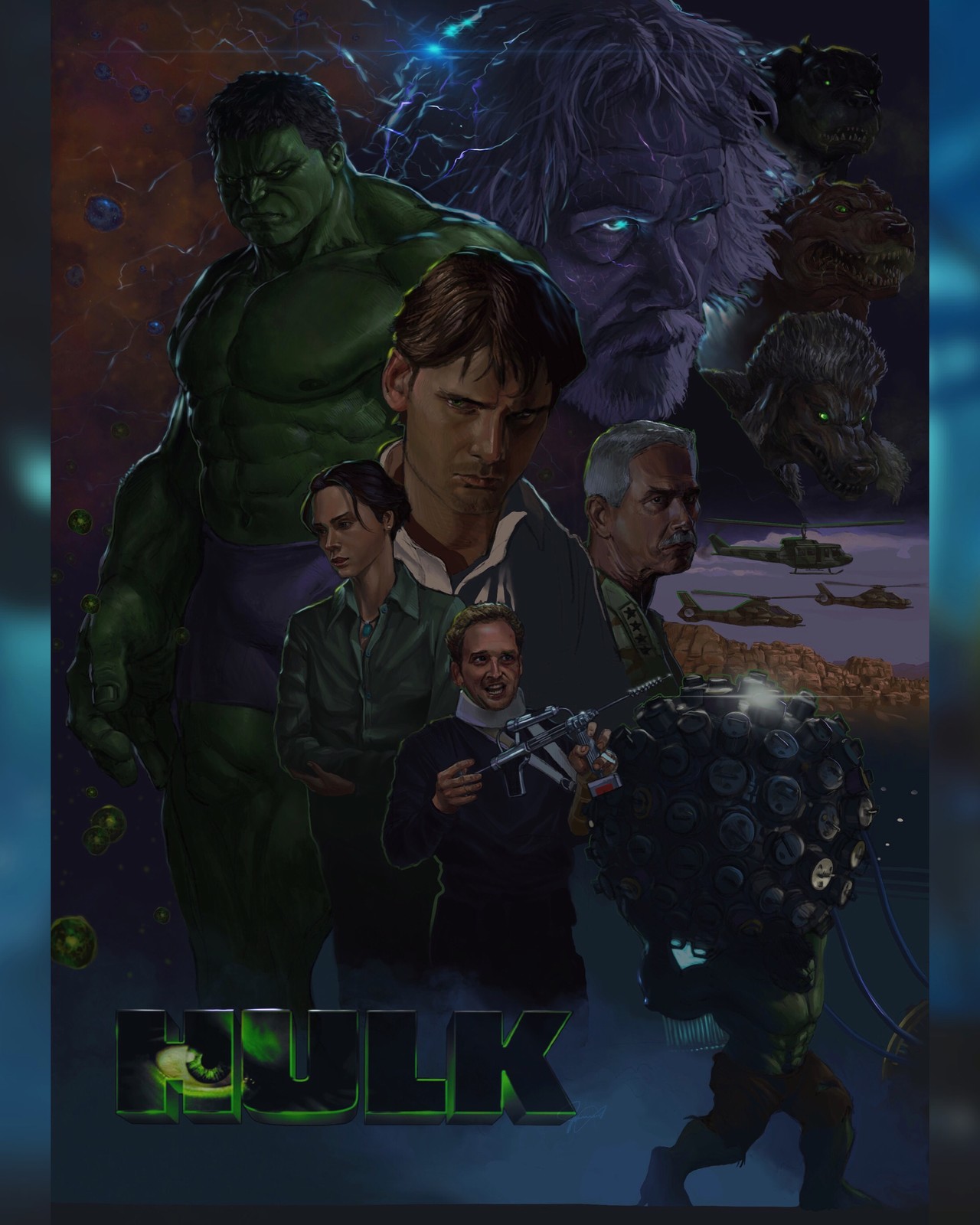 Hulk 2003™️ Poster Illustration
