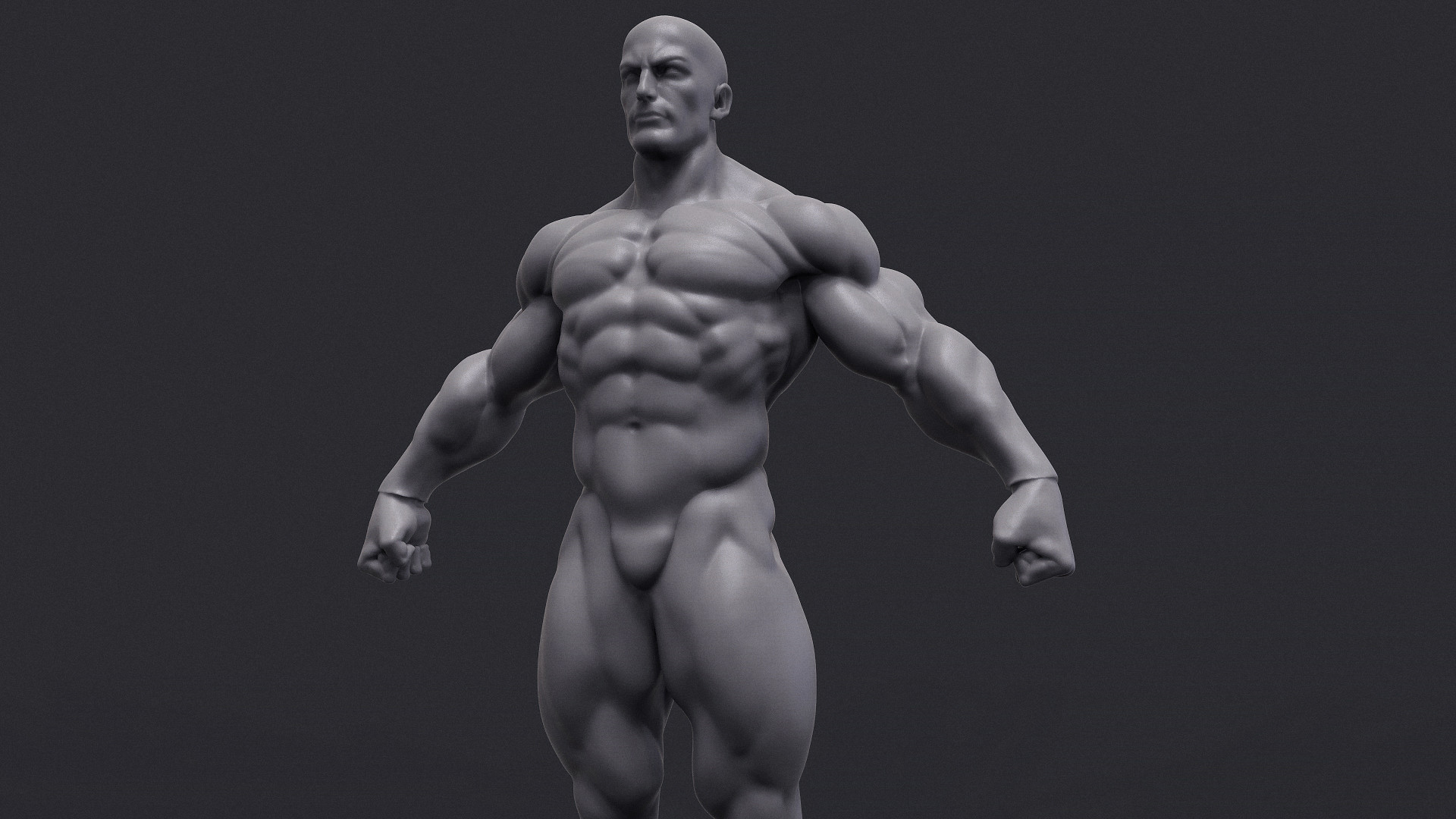 Binqi Arts Superhero Base Body Superhero male body base mesh 3d model is completely ready to be used as a starting point to develop your characters. binqi arts superhero base body