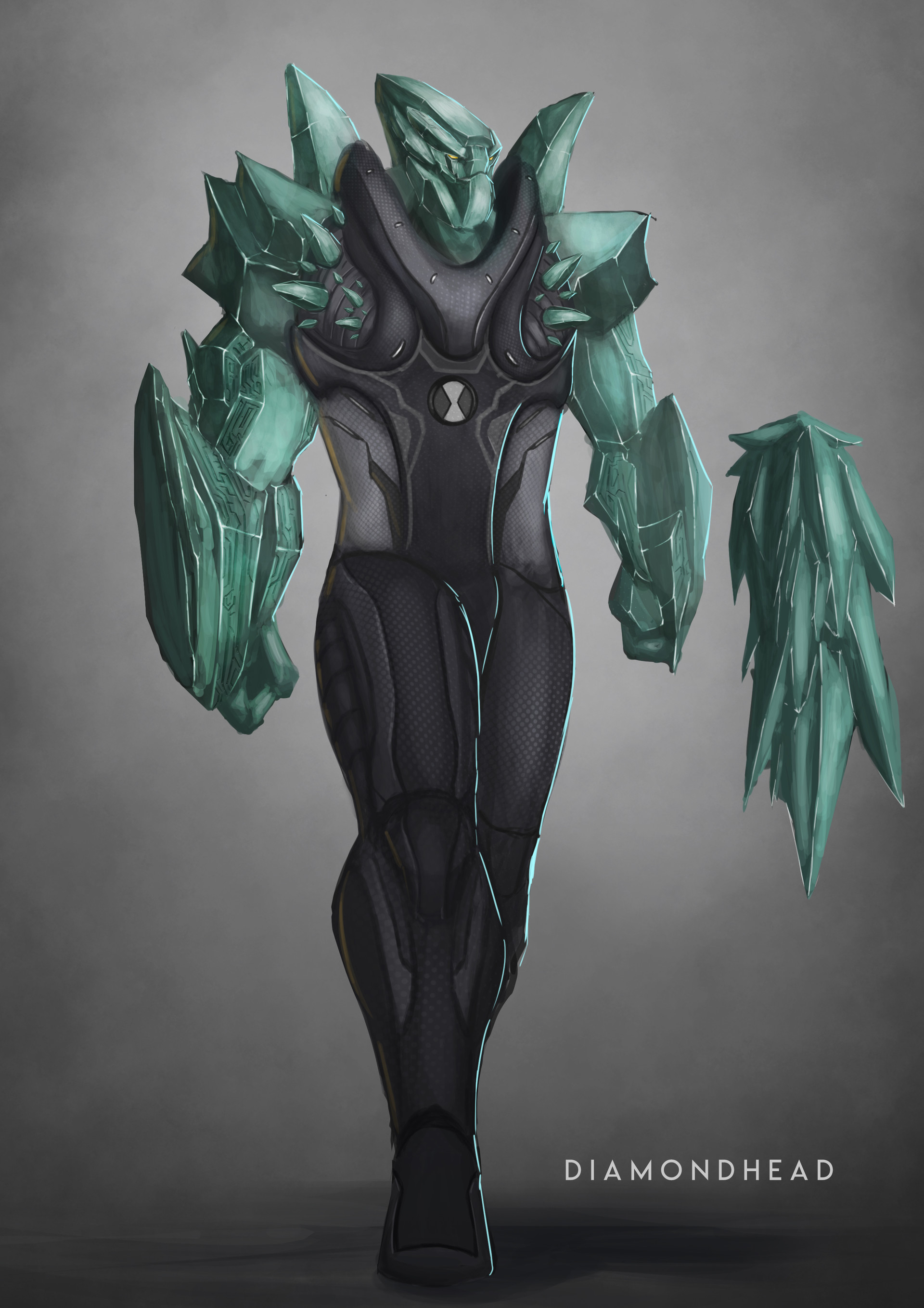 Artstation Diamondhead Ben 10 Gordon Christian