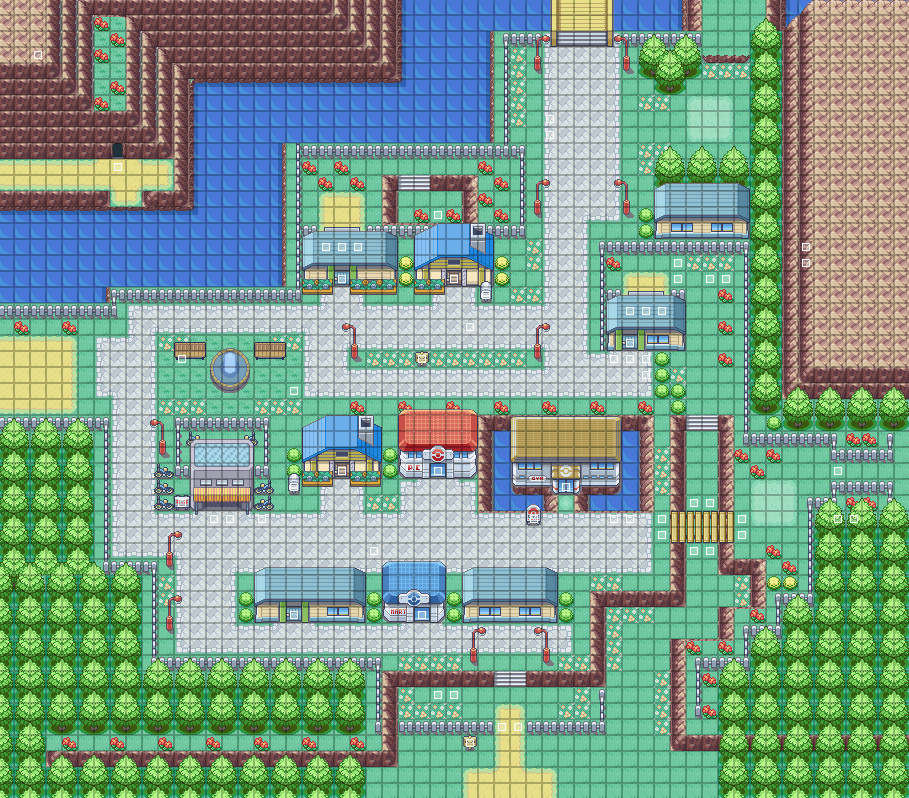 ArtStation - Pokémon Fire Red Full Map