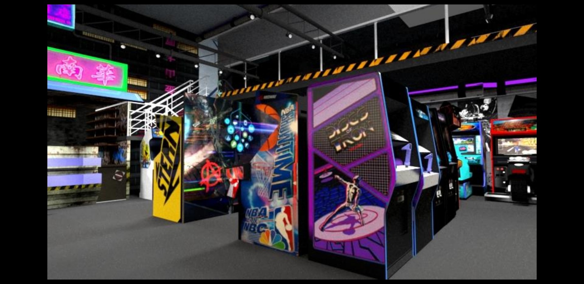 Samara Duarte - Course Completion Project 2018 Arcade thematic Cyberpunk