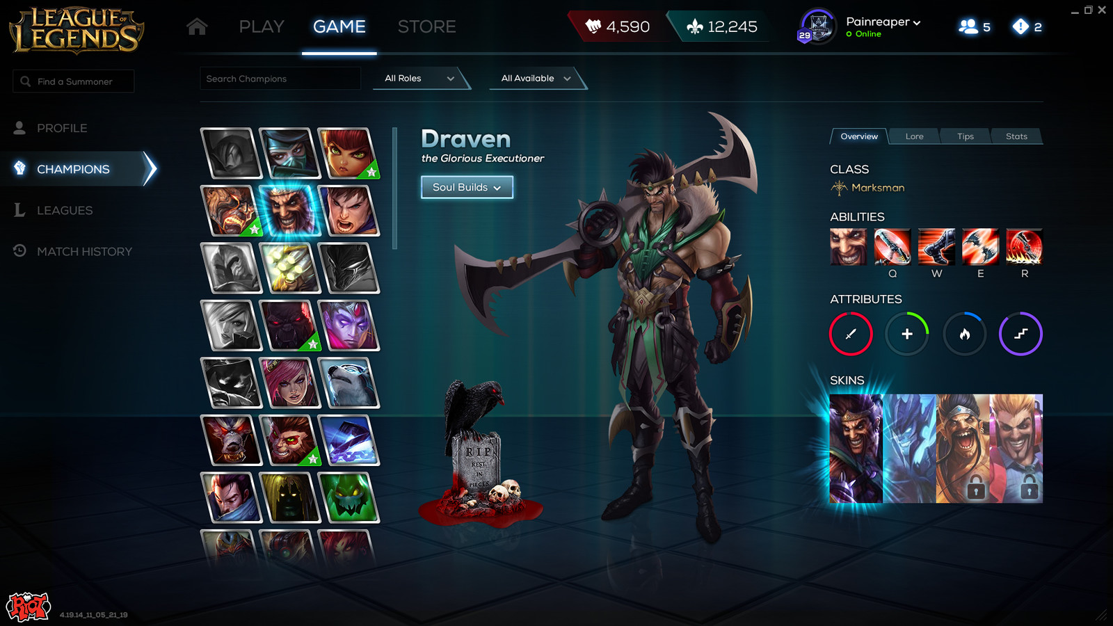 League of Legends Champion Chooser