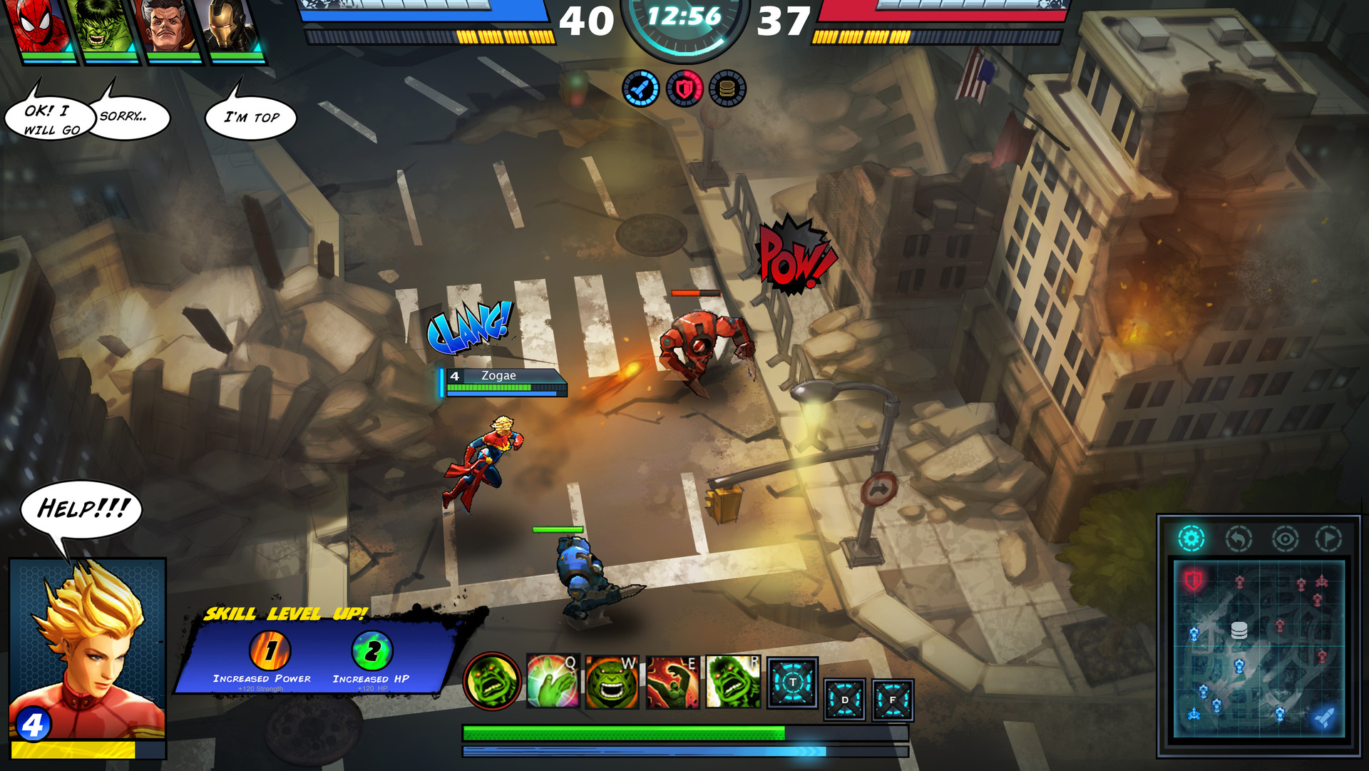 Artstation User Interface Design For Marvel Game Hyunjin Park