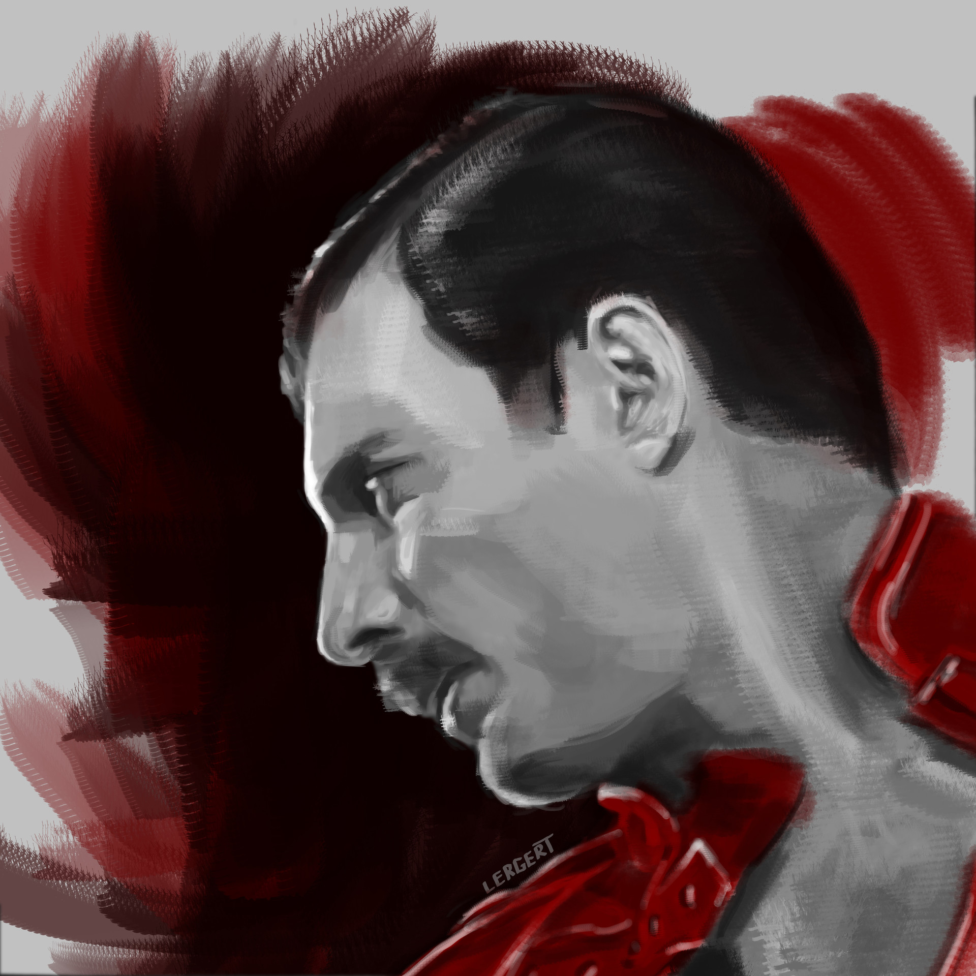 Artstation Freddie Mercury Lerge Art