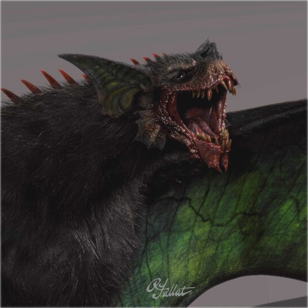 Artstation Dragon Bat Rich Fallat