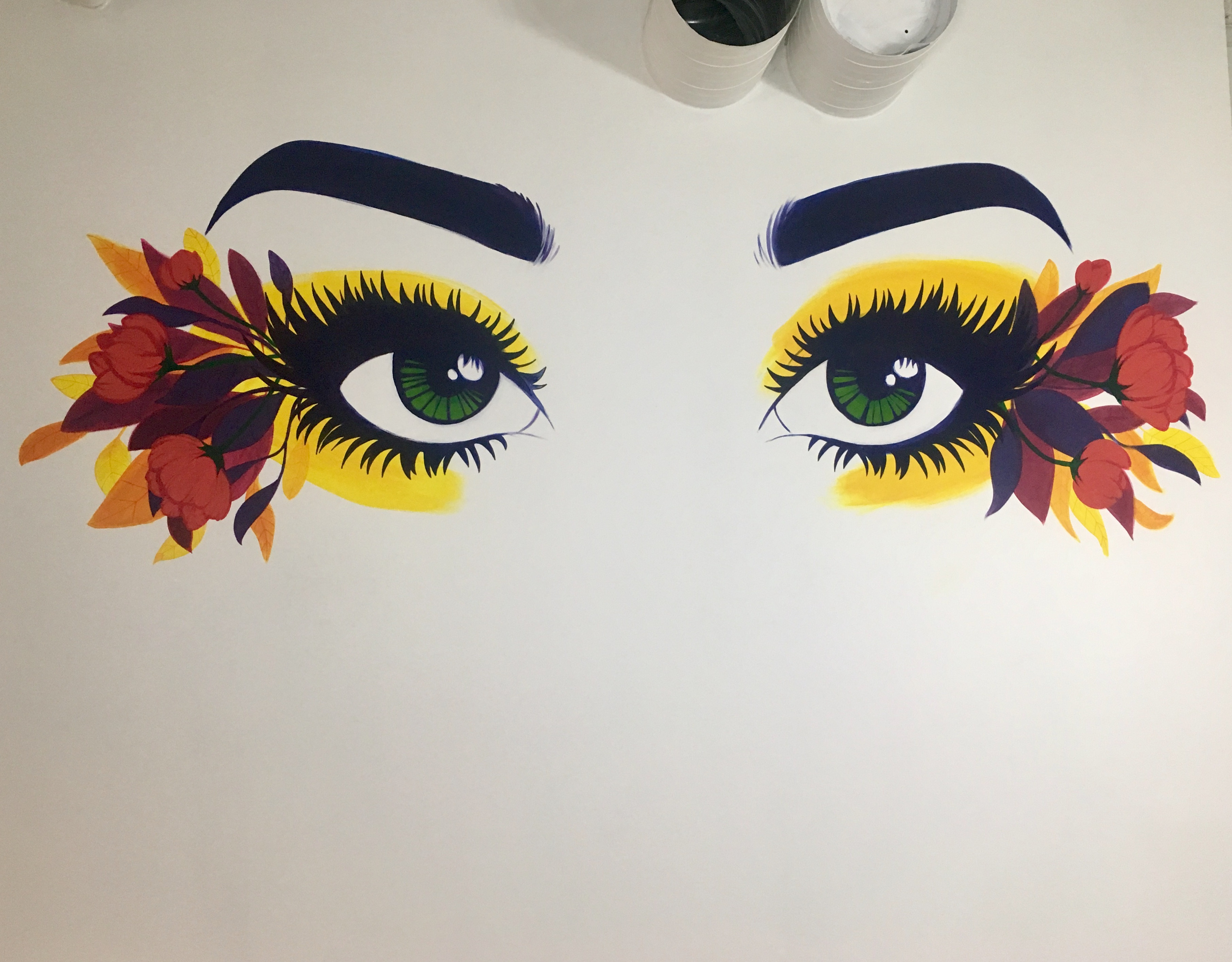 Green eyes and some more lines in place, and we call it done!