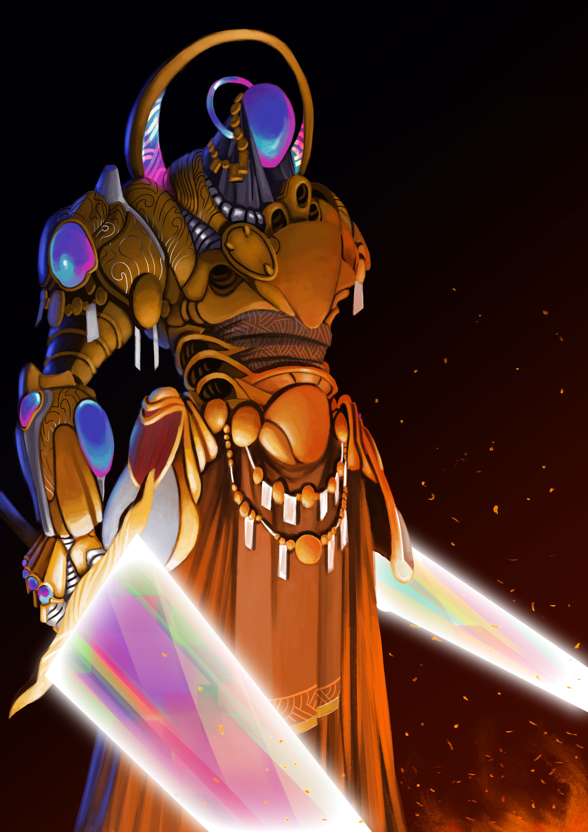ArtStation Golden Warrior