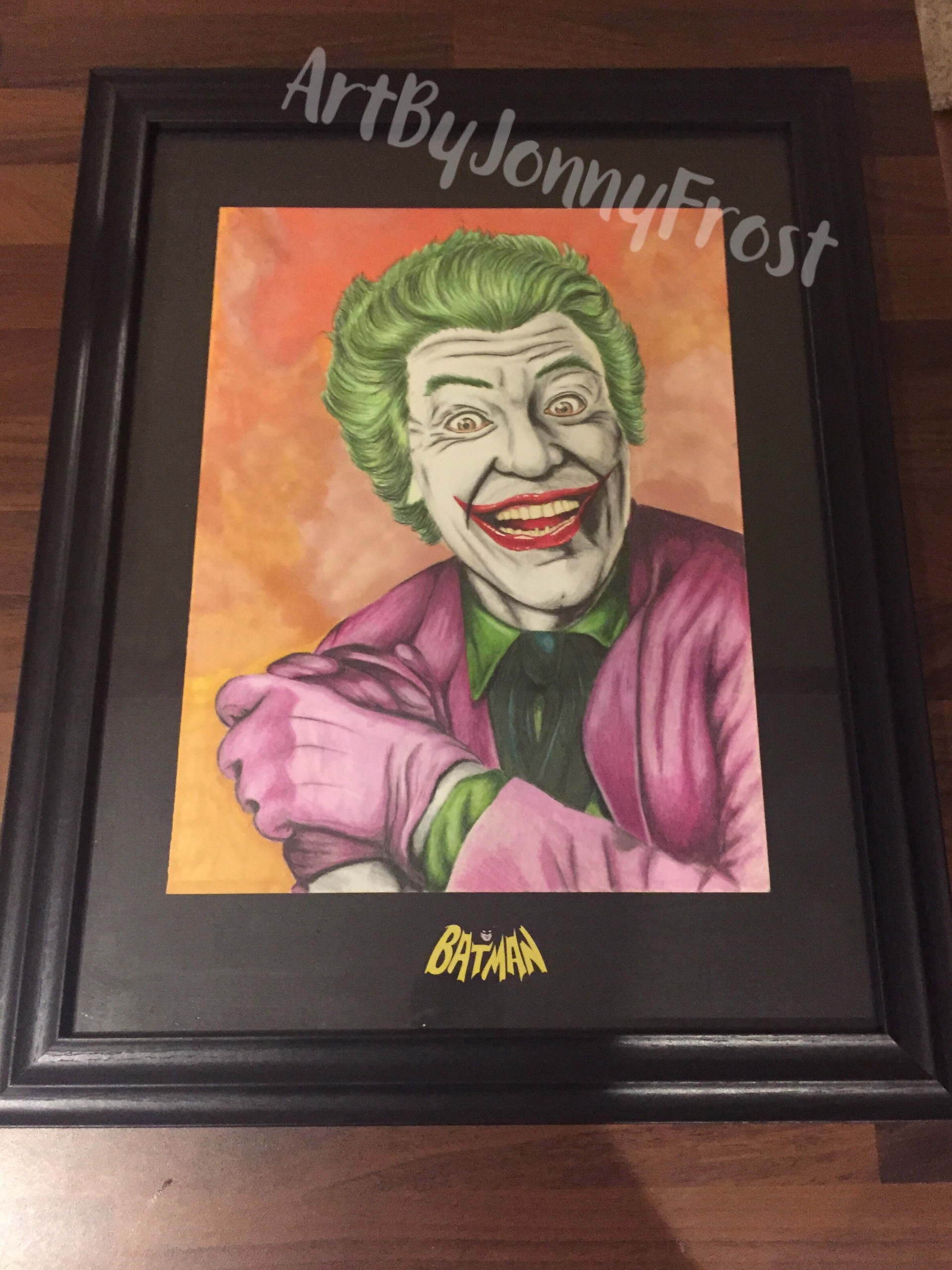 Artstation Cesar Romero Joker Framed Jonny Frost