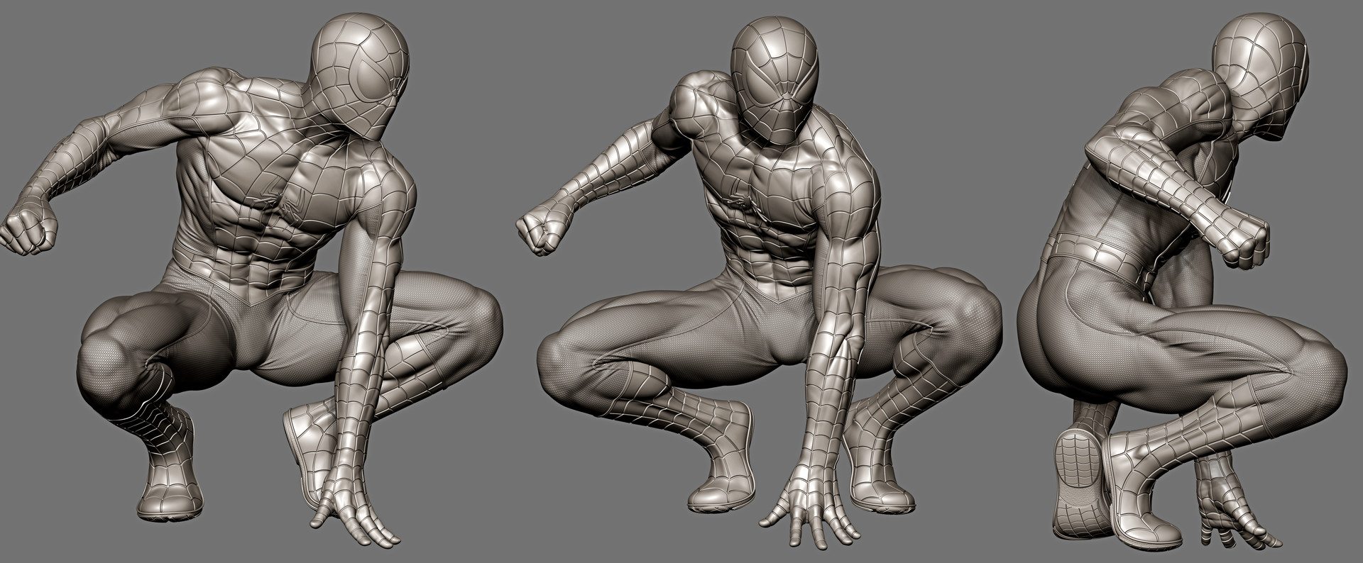 Artstation Spiderman Fan Art 1 4 Museum Pose Fabiano Carlos Coelho