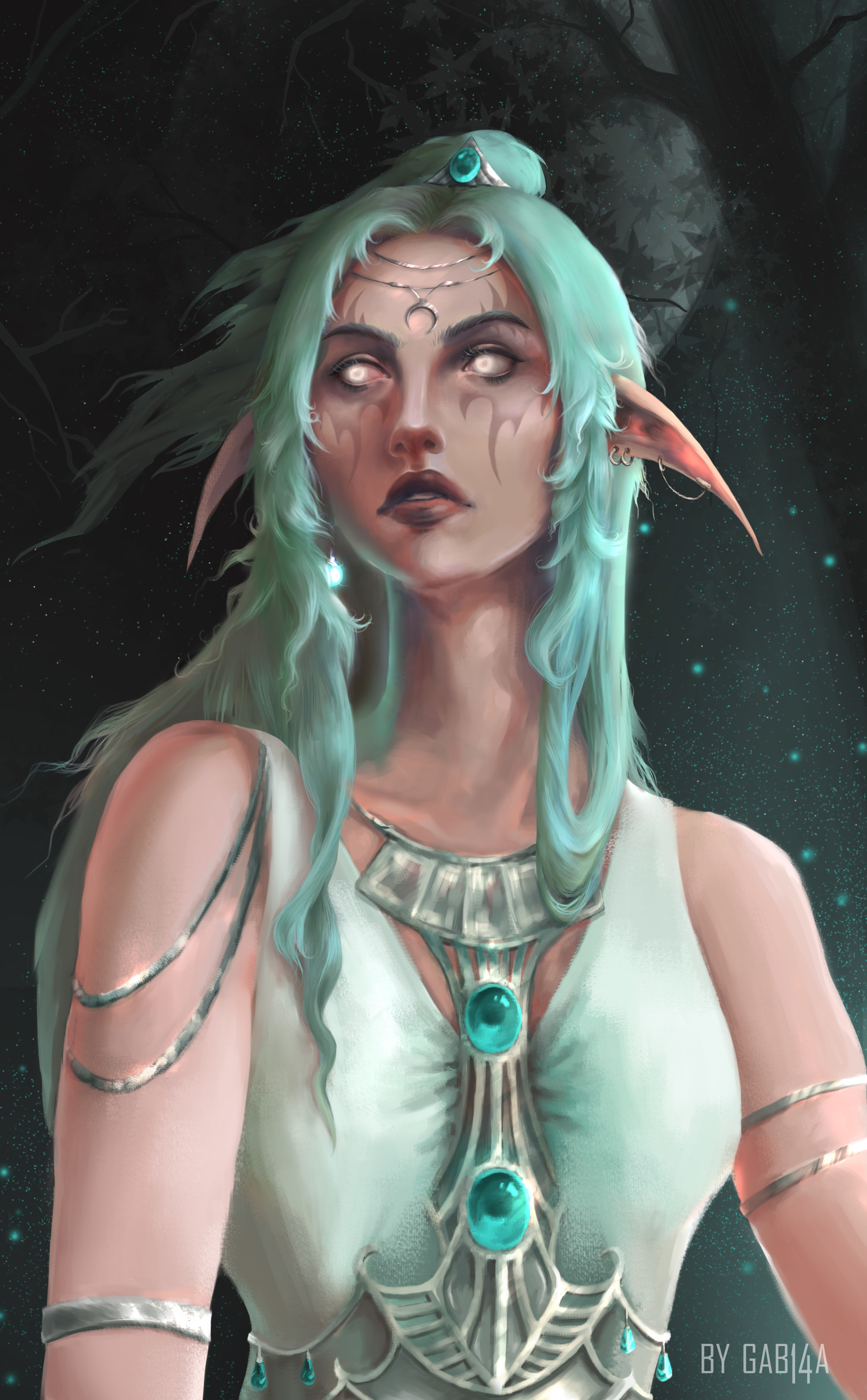 ArtStation - Tyrande Whisperwind Fanart