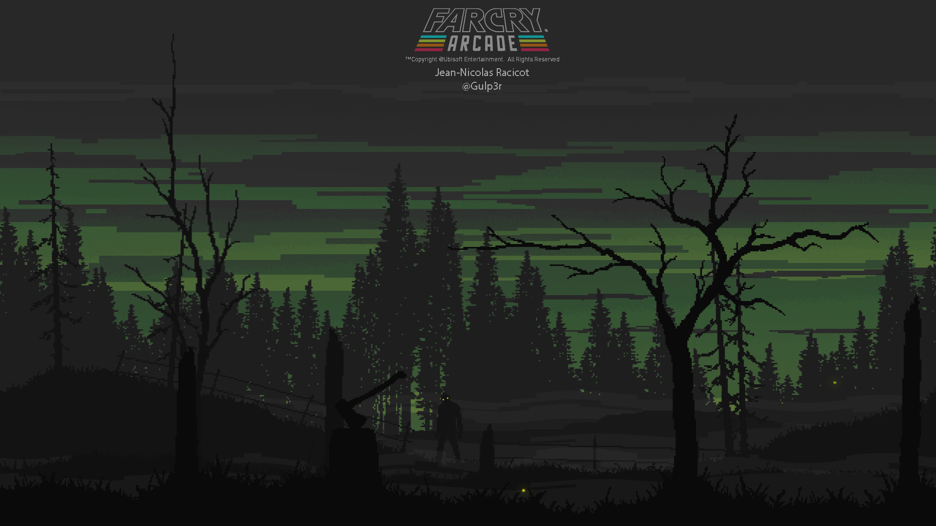Artstation Farcry Arcade Pixelart Background Dead Living Zombies Jean Nicolas Racicot