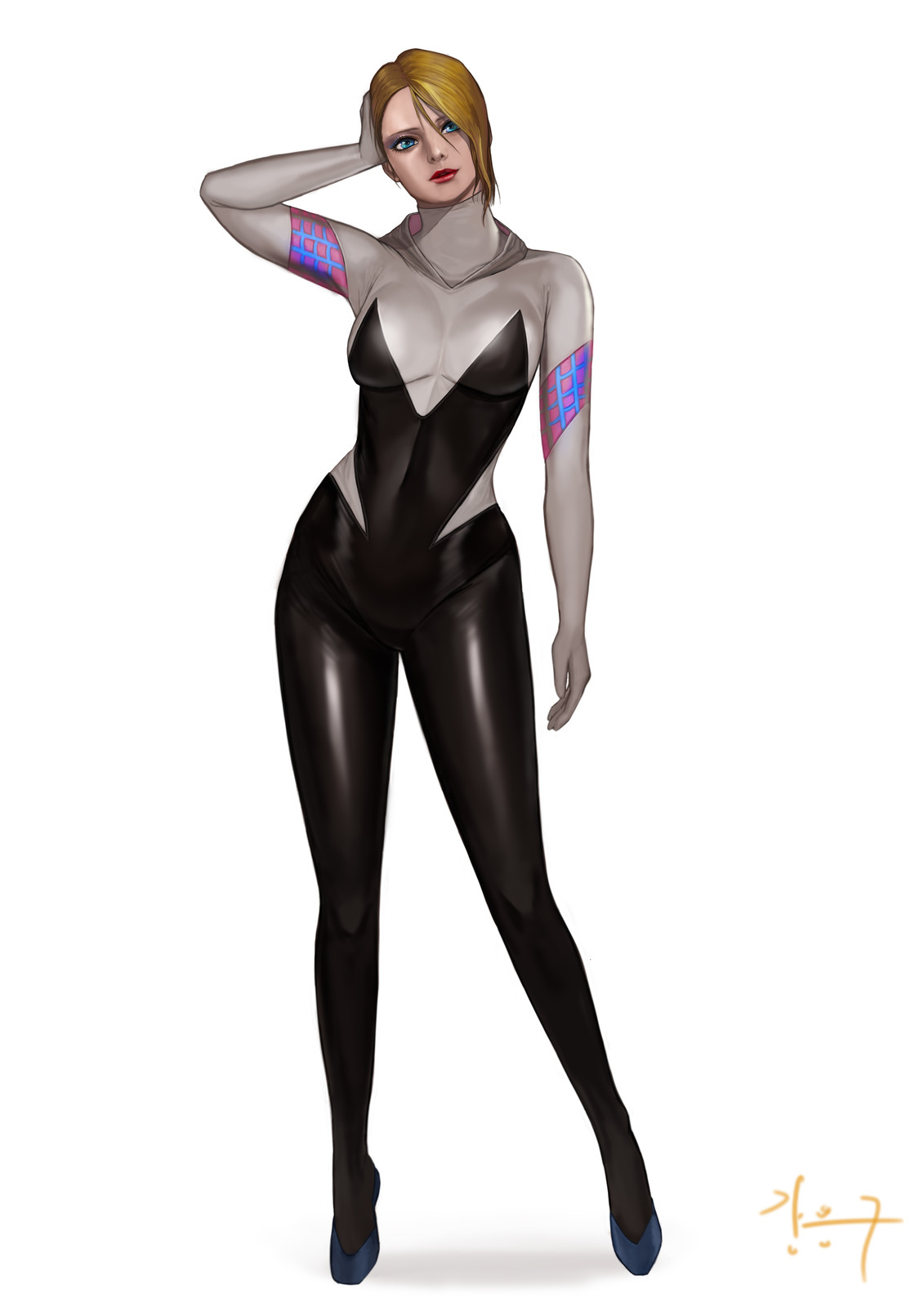 Artstation Gwen Stacy Spider Man Into The Spider Verse Young Gu Kang