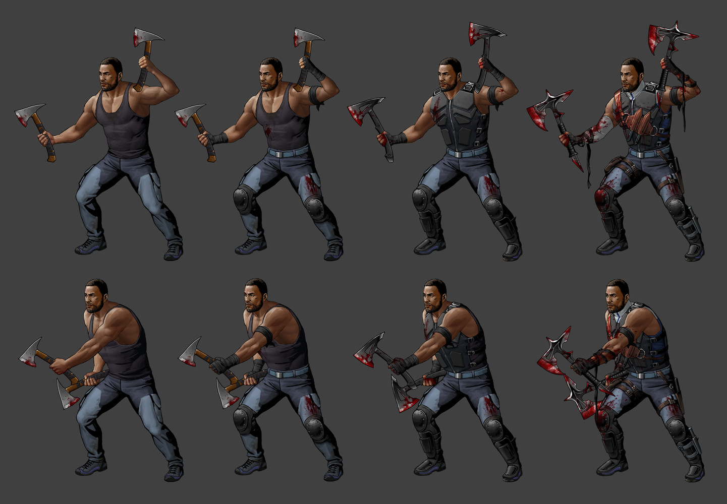 Evelyn Tang Walking Dead Road To Survival Combat Characters 2