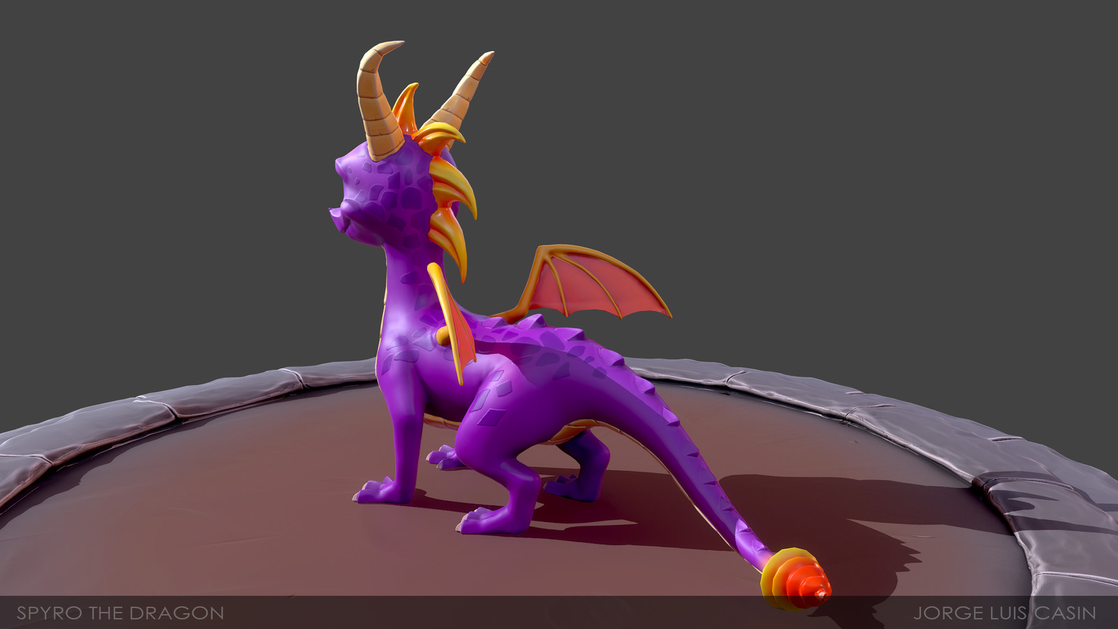 Spyro the dragon - Fan Art.